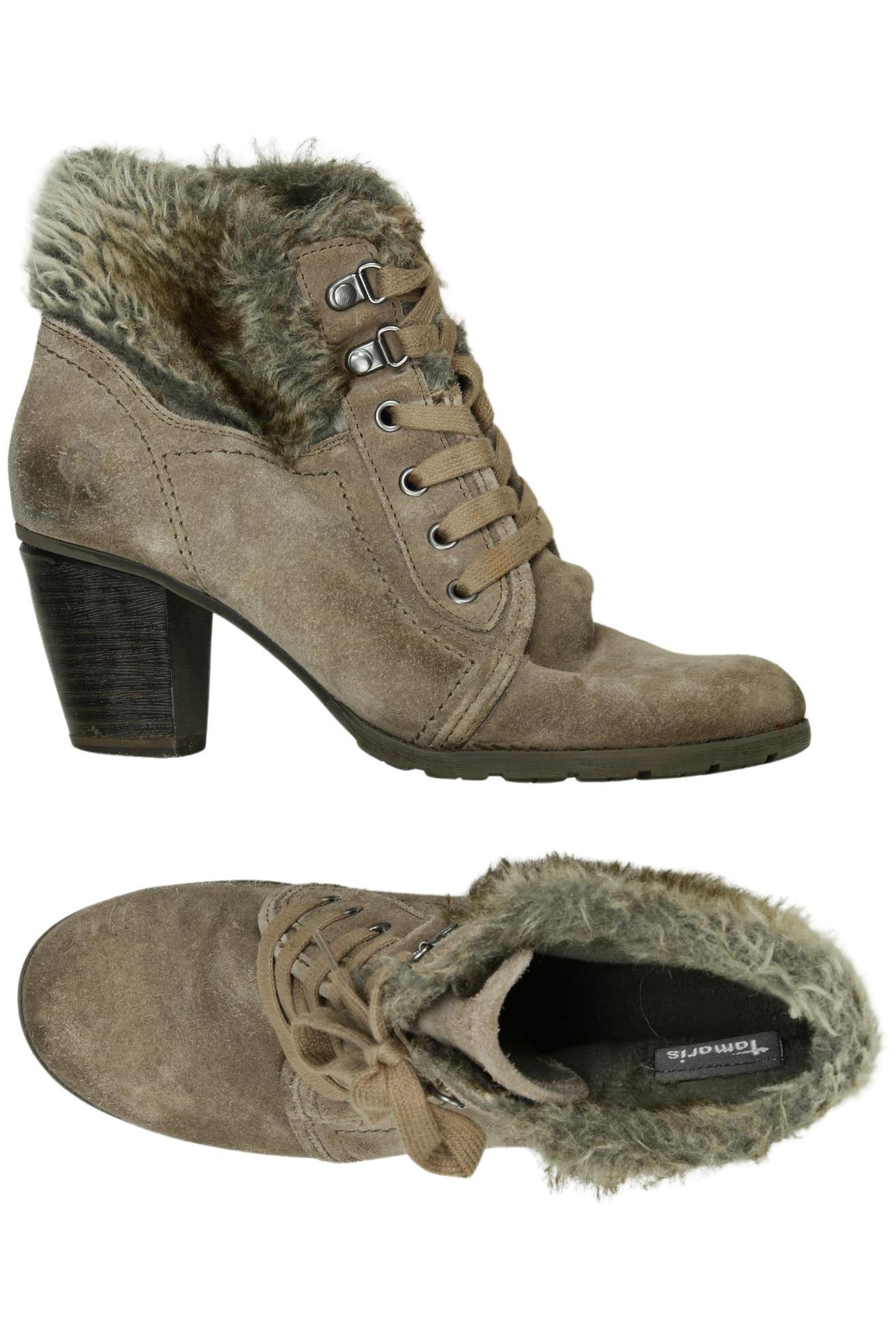 

Tamaris Damen Stiefelette, beige, Gr. 39