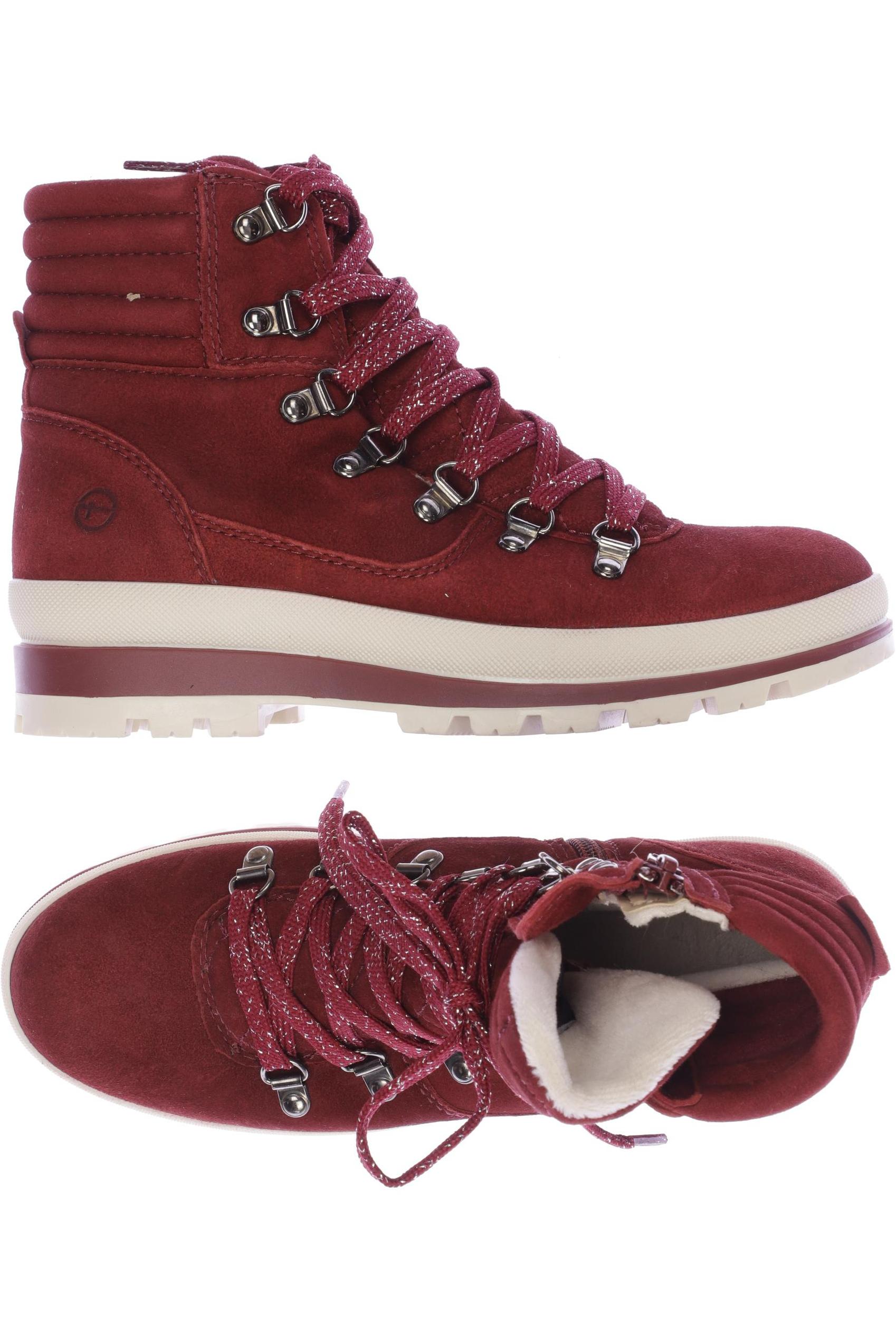 

Tamaris Damen Stiefelette, rot, Gr. 37
