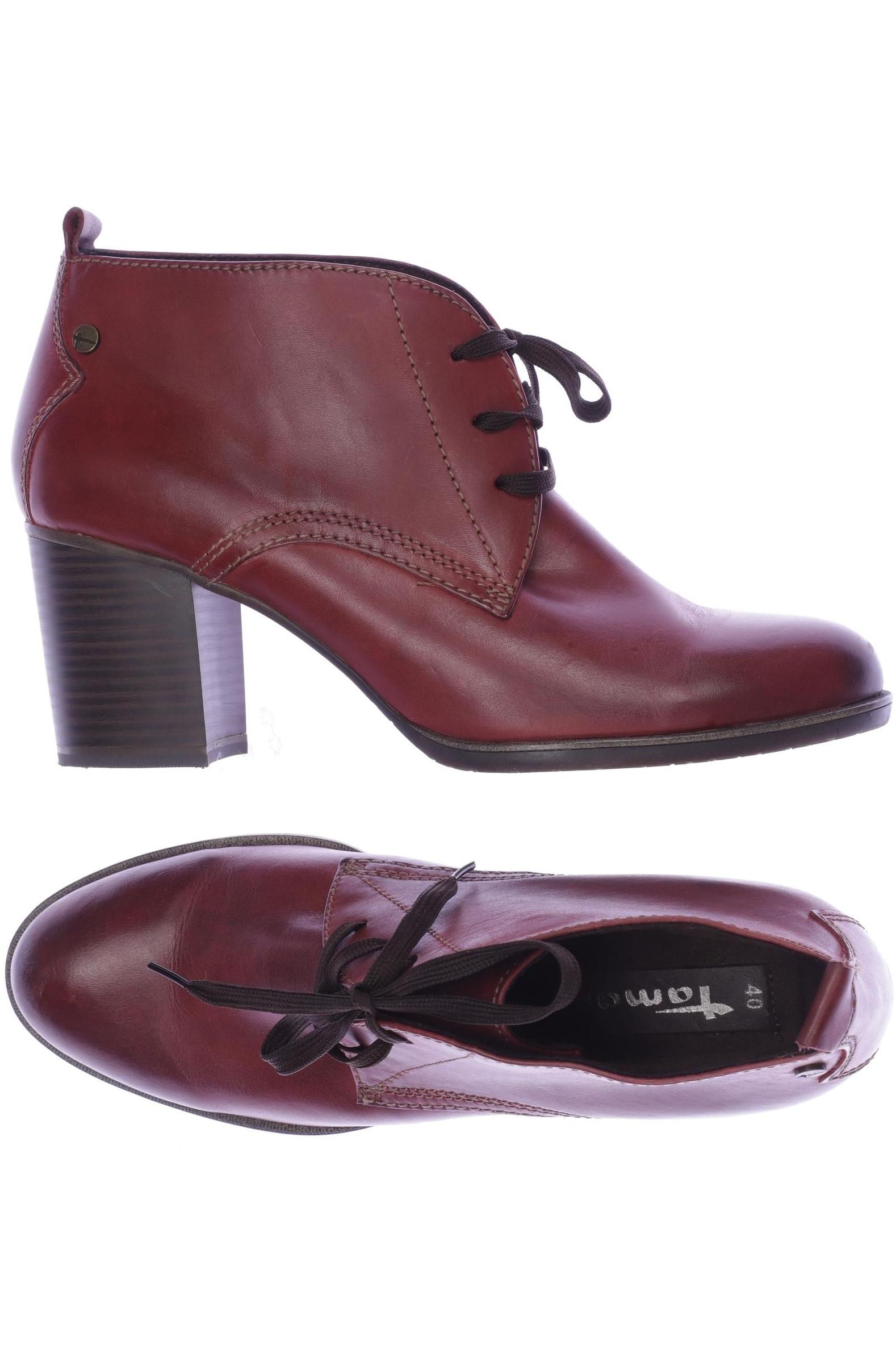 

Tamaris Damen Stiefelette, bordeaux, Gr. 40