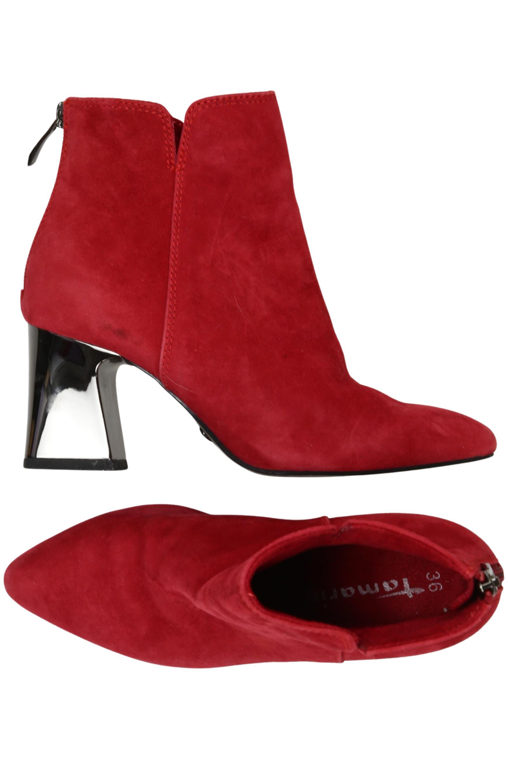 

Tamaris Damen Stiefelette, rot, Gr. 36