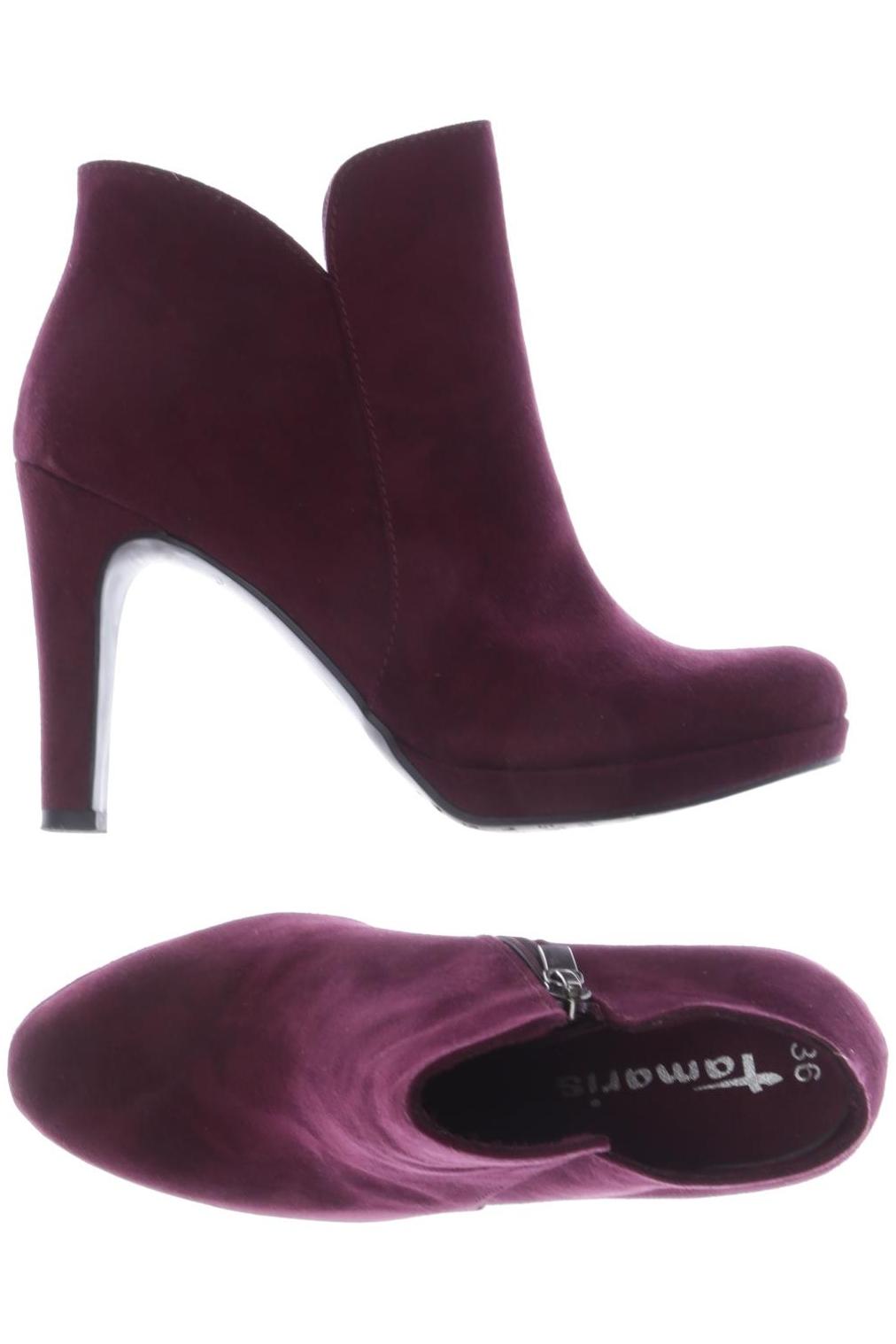 

Tamaris Damen Stiefelette, bordeaux, Gr. 36