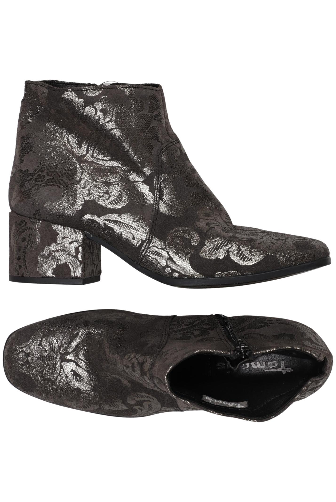 

Tamaris Damen Stiefelette, silber, Gr. 39