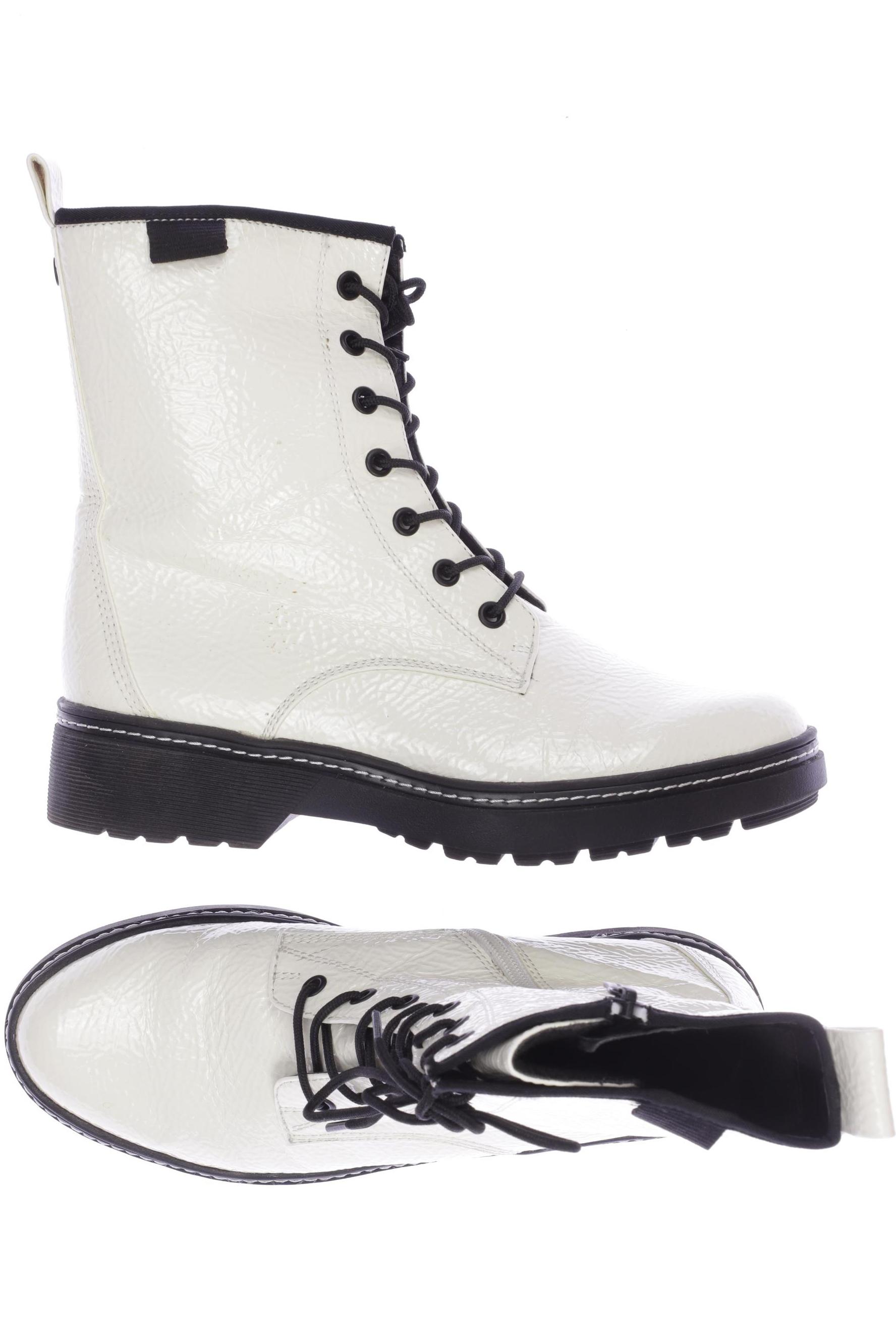 

Tamaris Damen Stiefelette, cremeweiß, Gr. 39