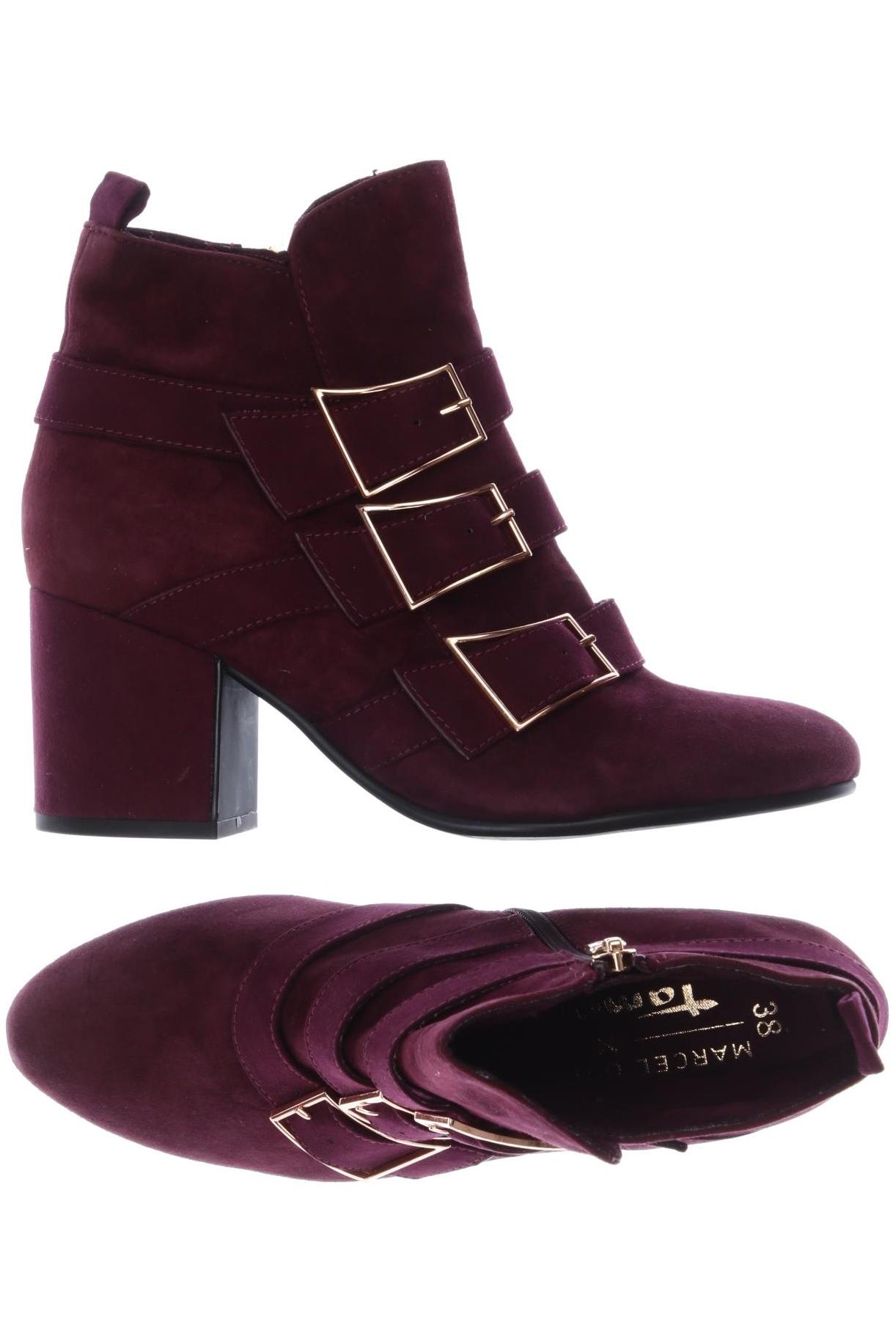 

Tamaris Damen Stiefelette, bordeaux, Gr. 38