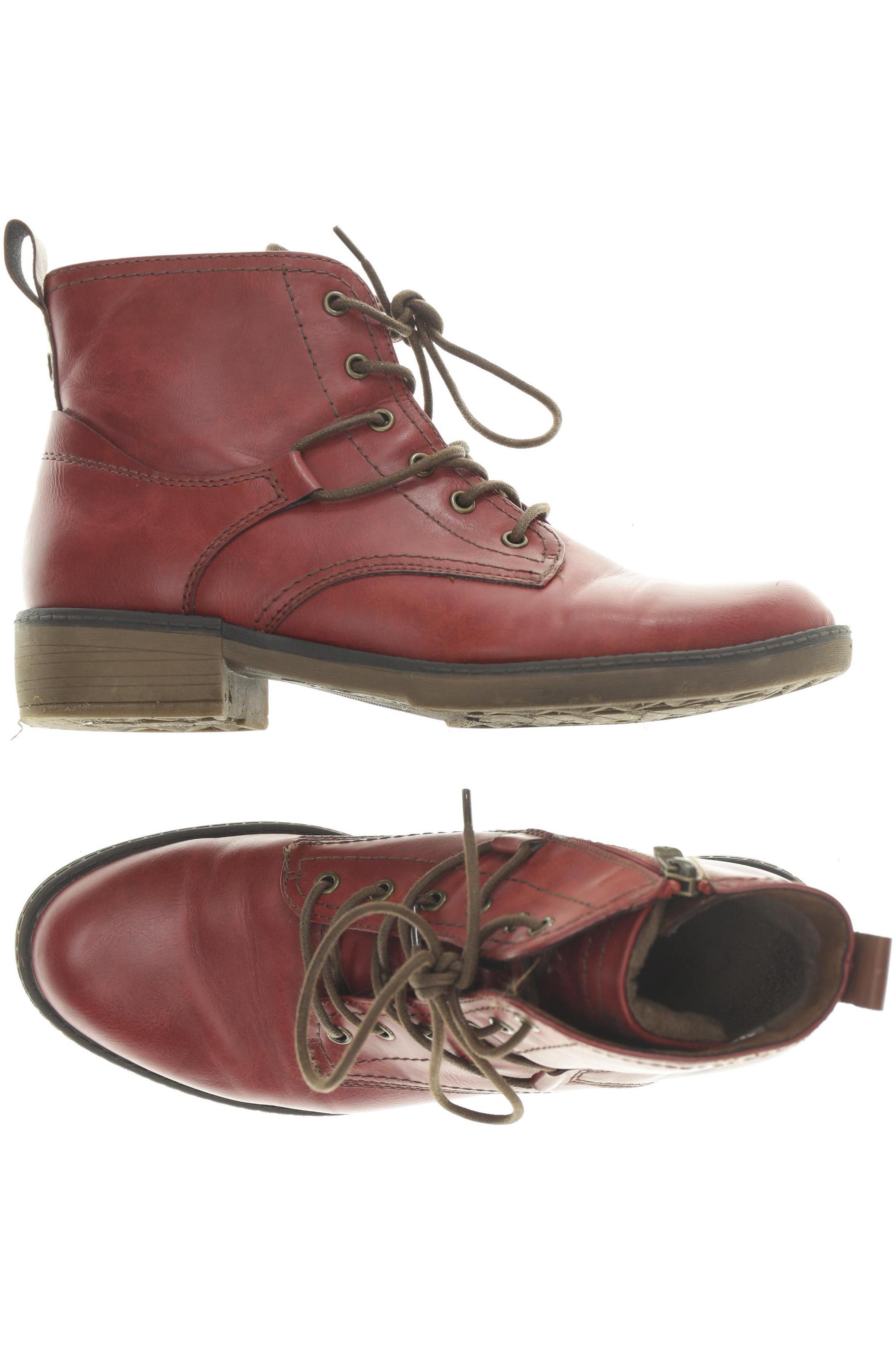 

Tamaris Damen Stiefelette, rot, Gr. 40