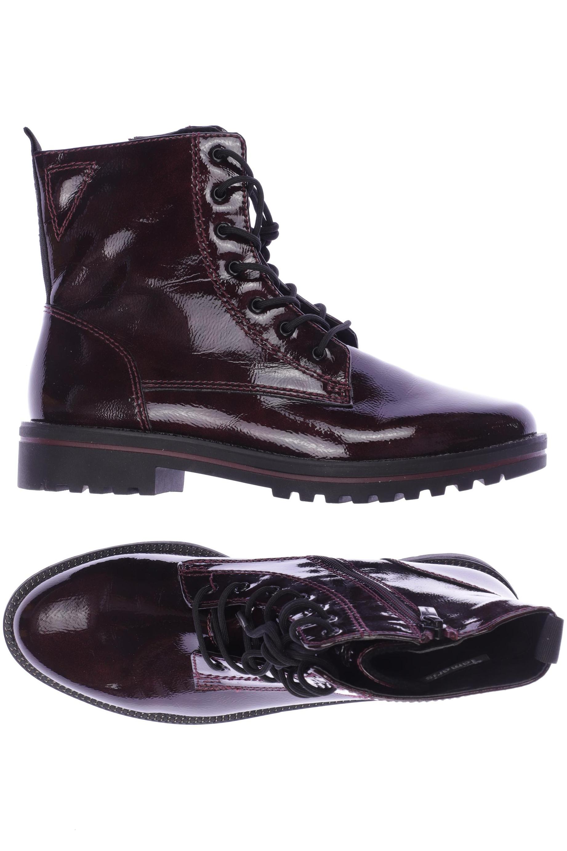

Tamaris Damen Stiefelette, bordeaux, Gr. 39