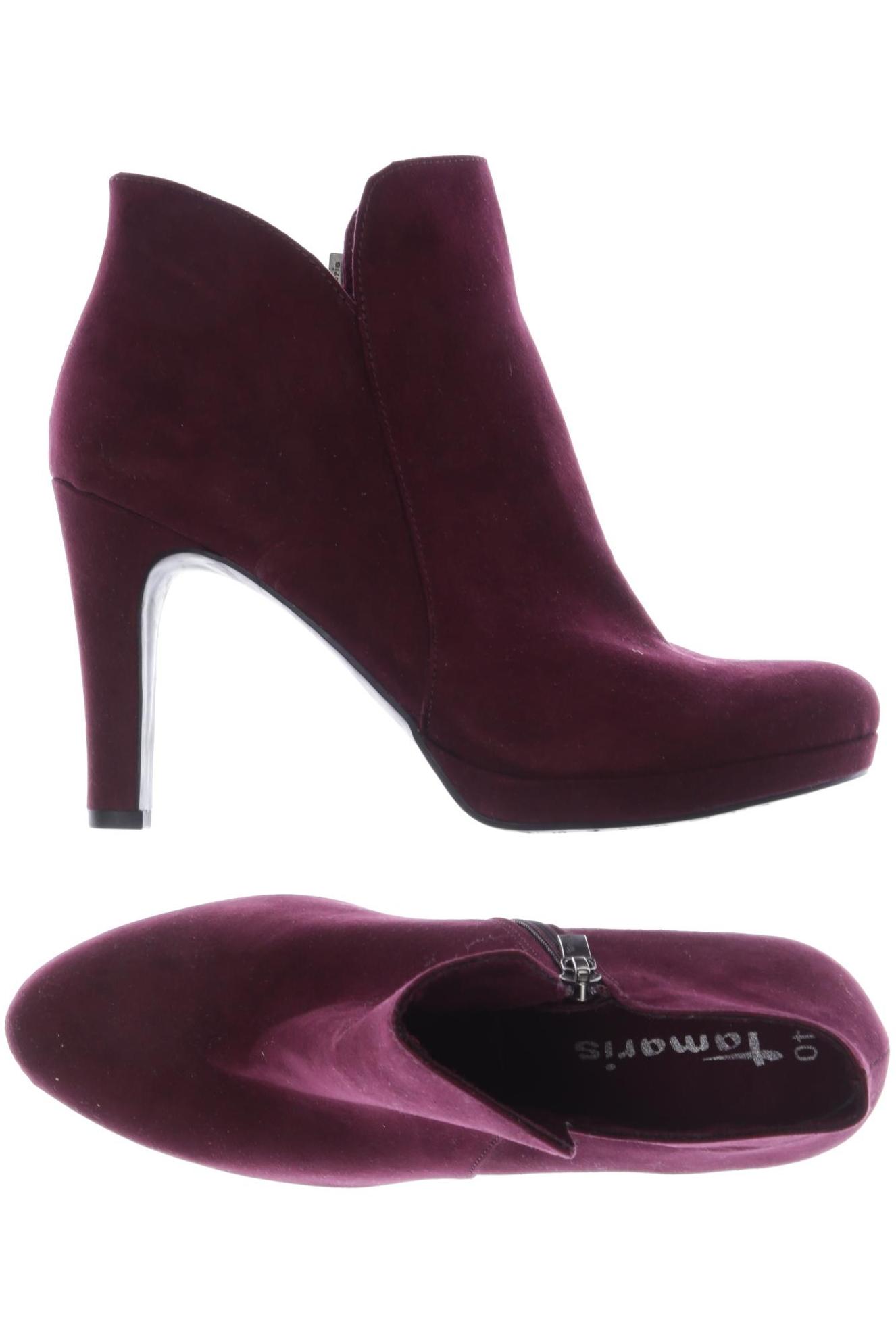 

Tamaris Damen Stiefelette, bordeaux, Gr. 40