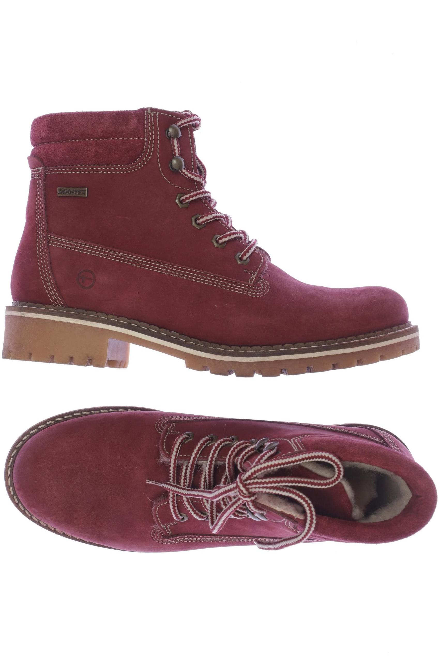 

Tamaris Damen Stiefelette, bordeaux, Gr. 40