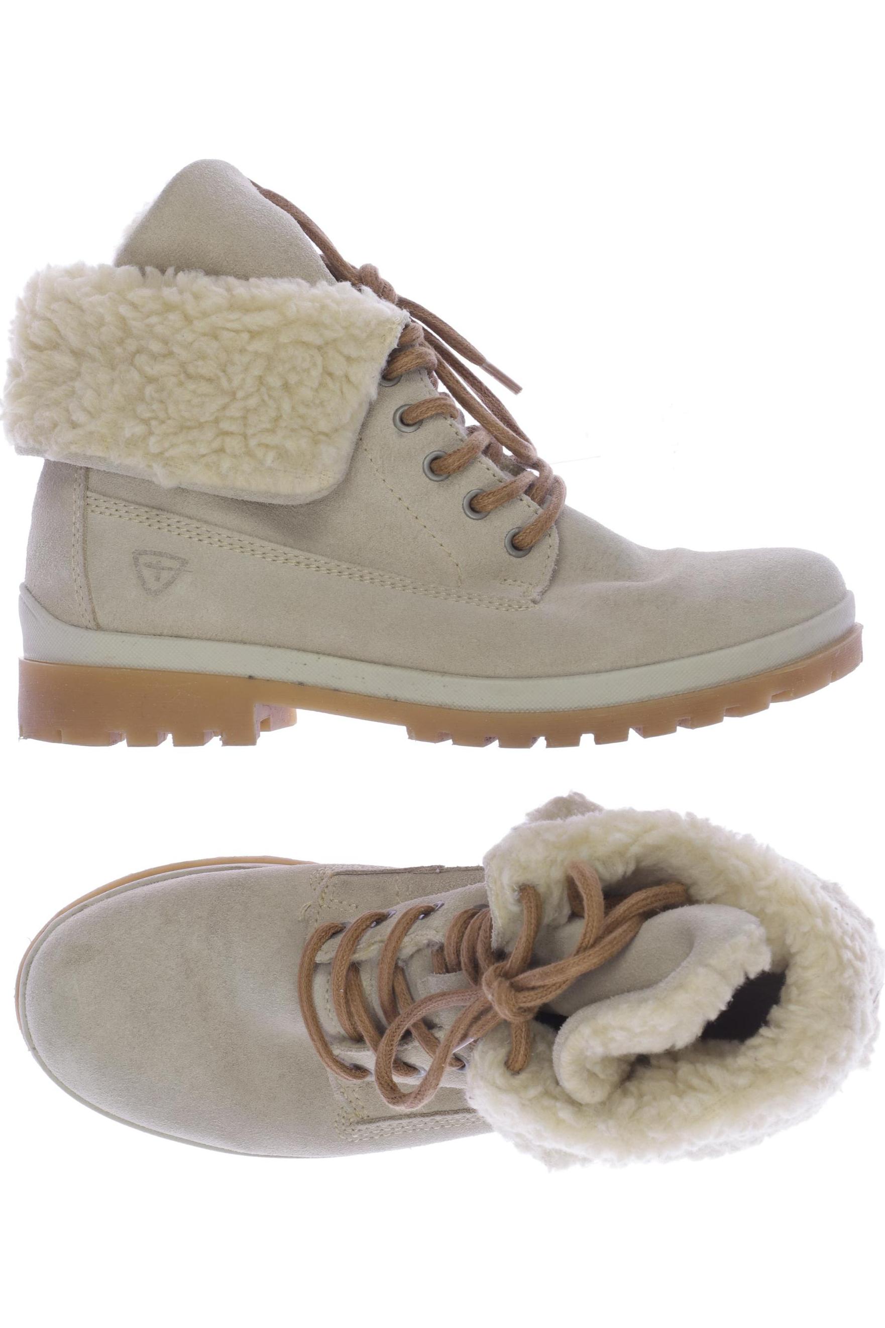 

Tamaris Damen Stiefelette, cremeweiß, Gr. 37
