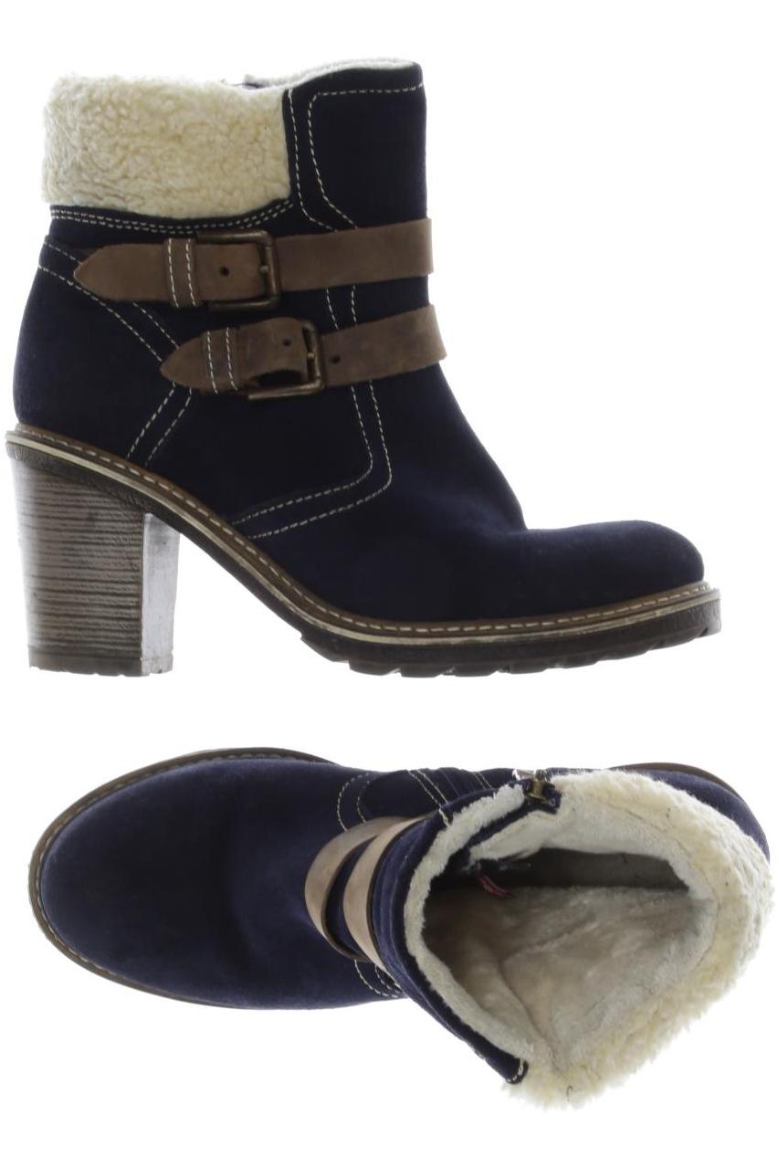 

Tamaris Damen Stiefelette, marineblau, Gr. 38