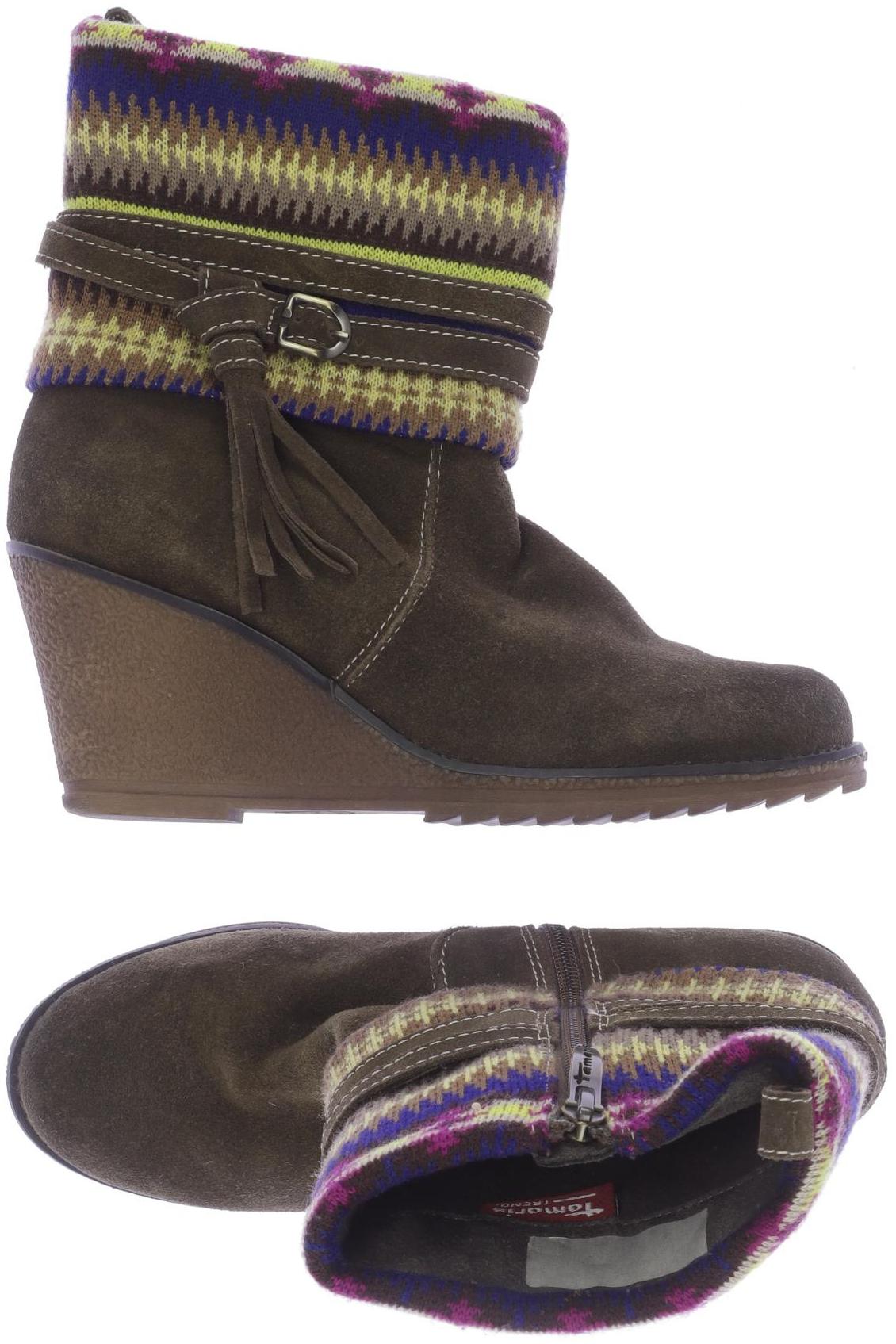 

Tamaris Damen Stiefelette, grün, Gr. 39