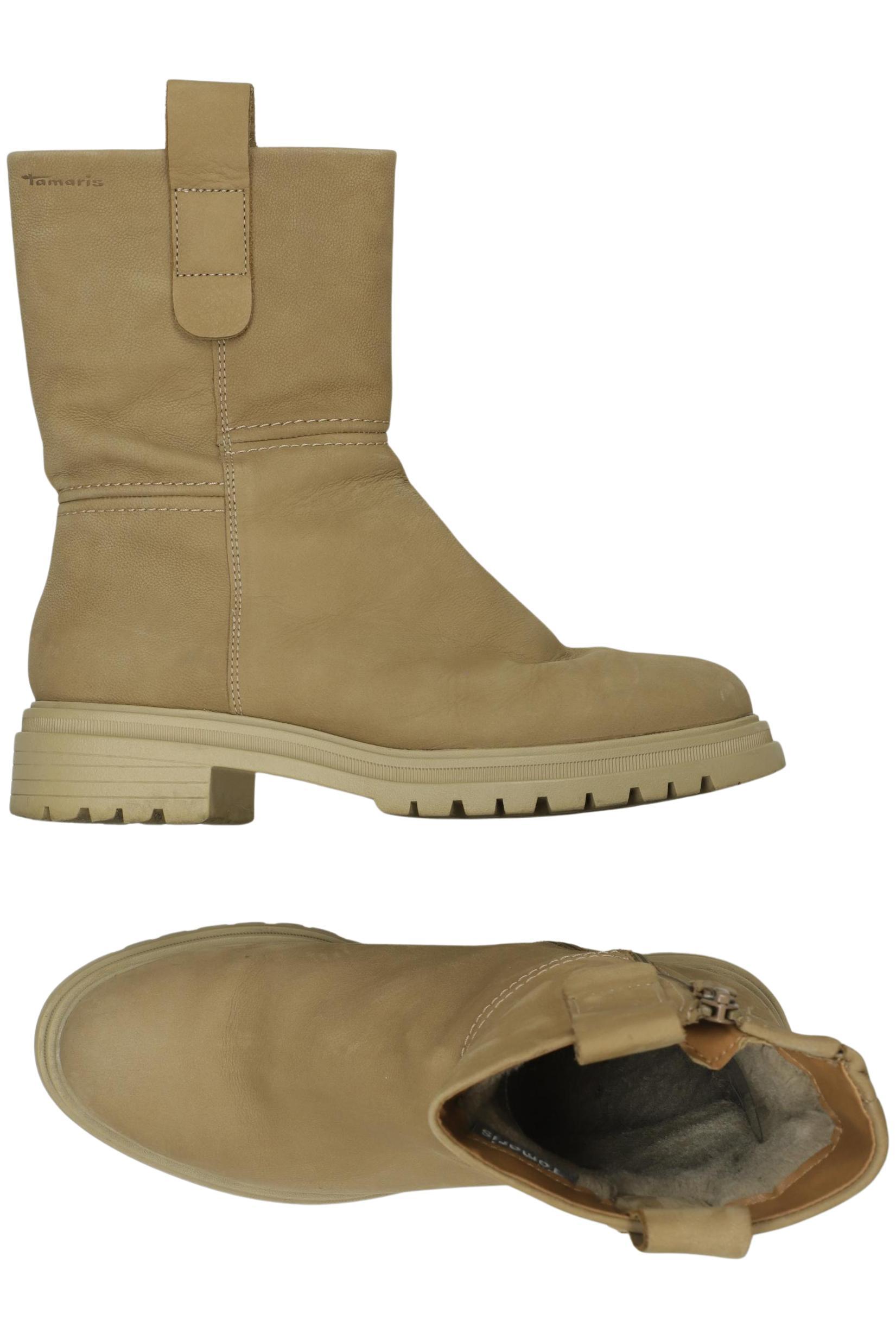 

Tamaris Damen Stiefelette, beige, Gr. 39