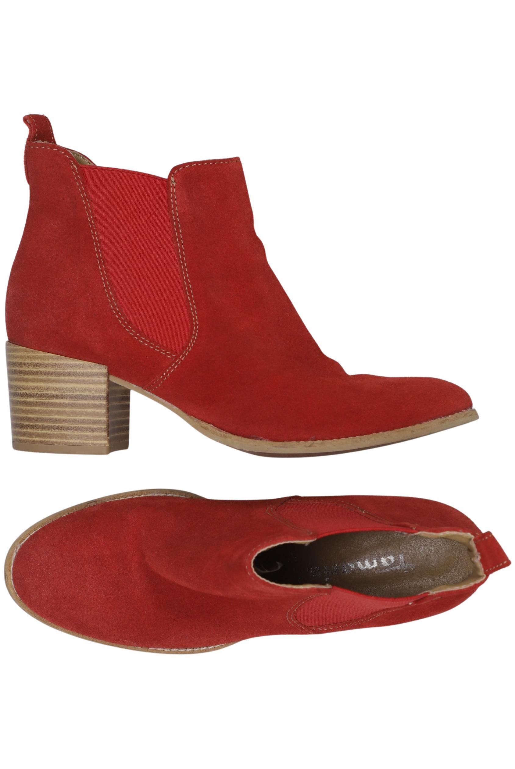 

Tamaris Damen Stiefelette, rot, Gr. 39