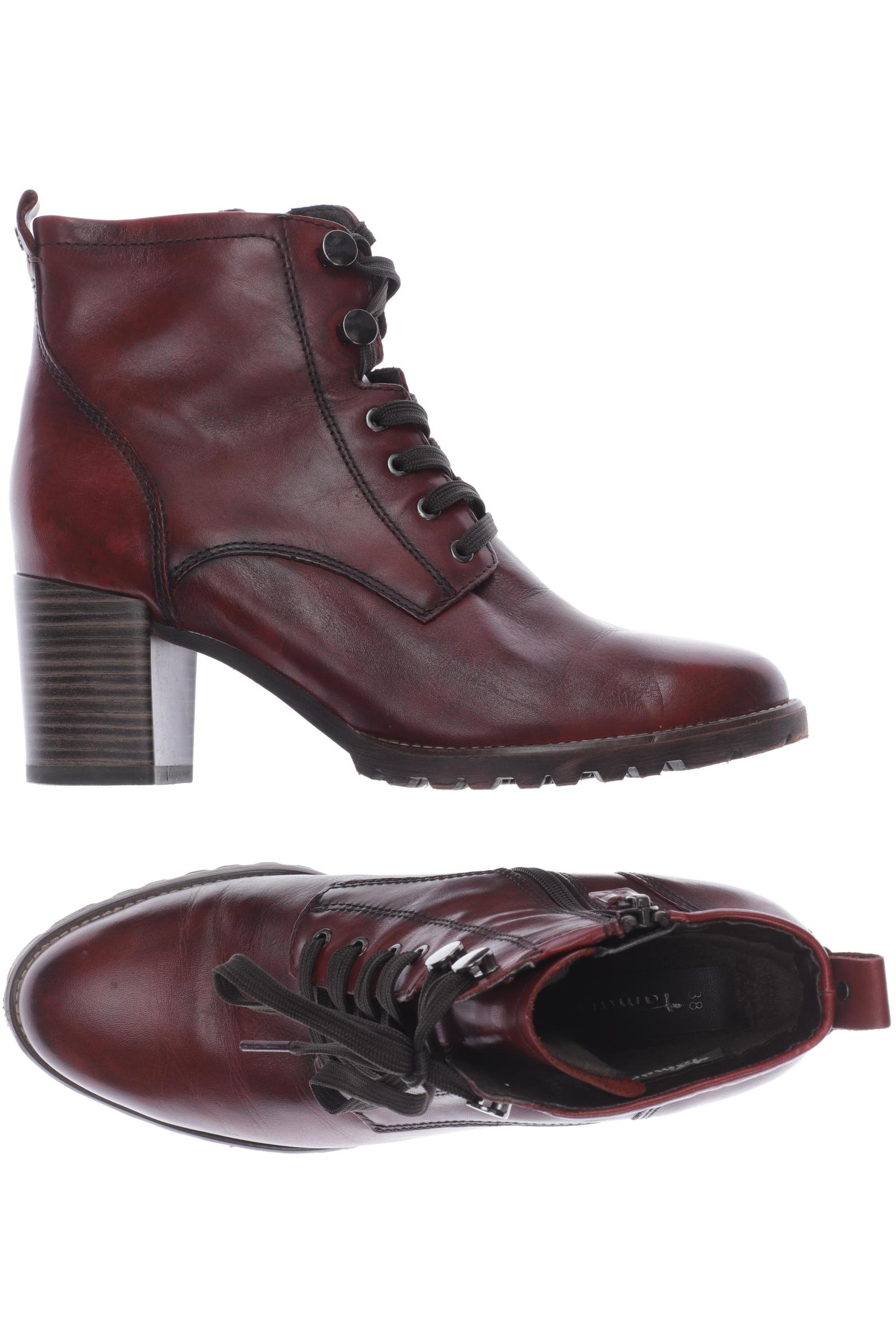 

Tamaris Damen Stiefelette, bordeaux, Gr. 38