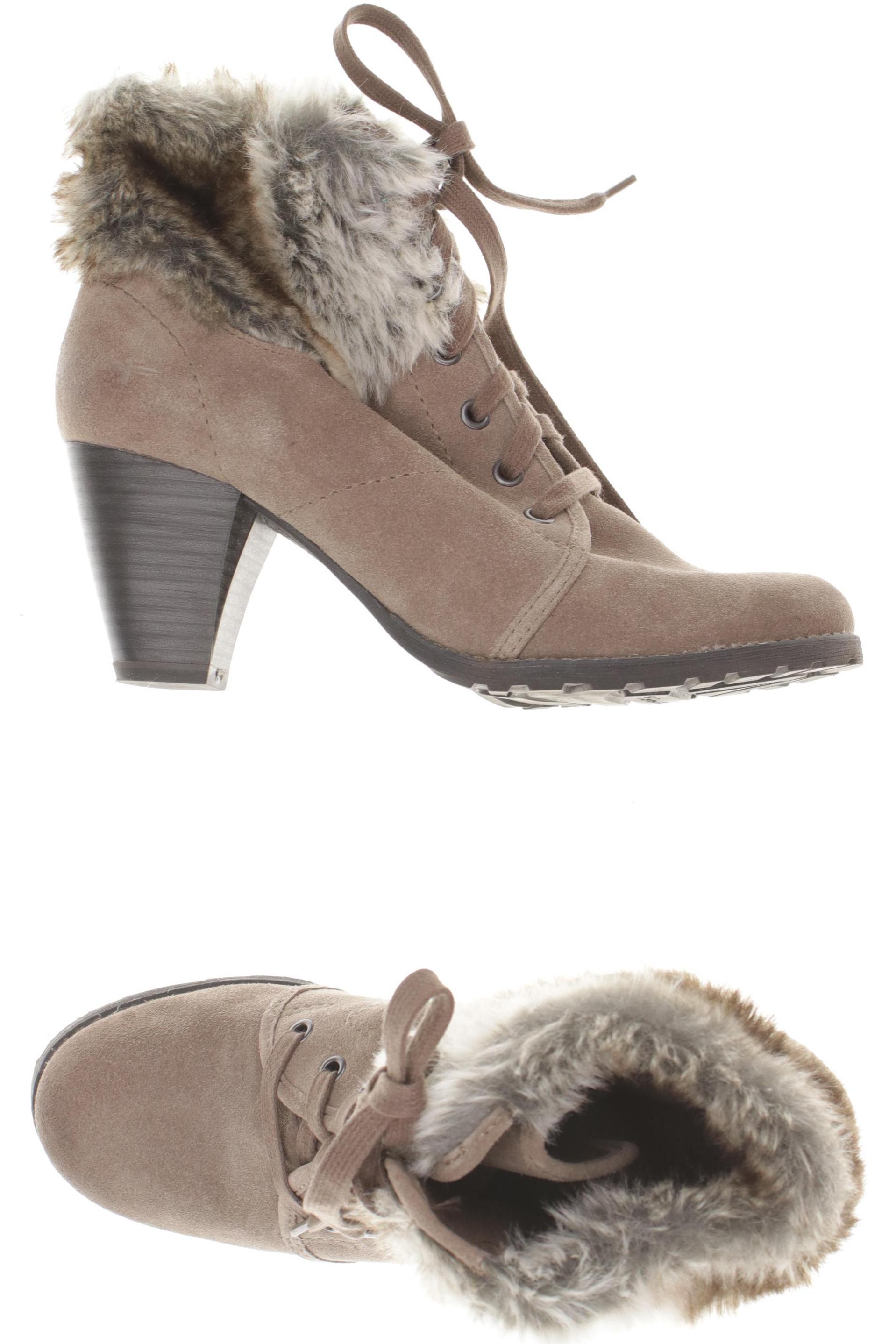 

Tamaris Damen Stiefelette, beige, Gr. 40