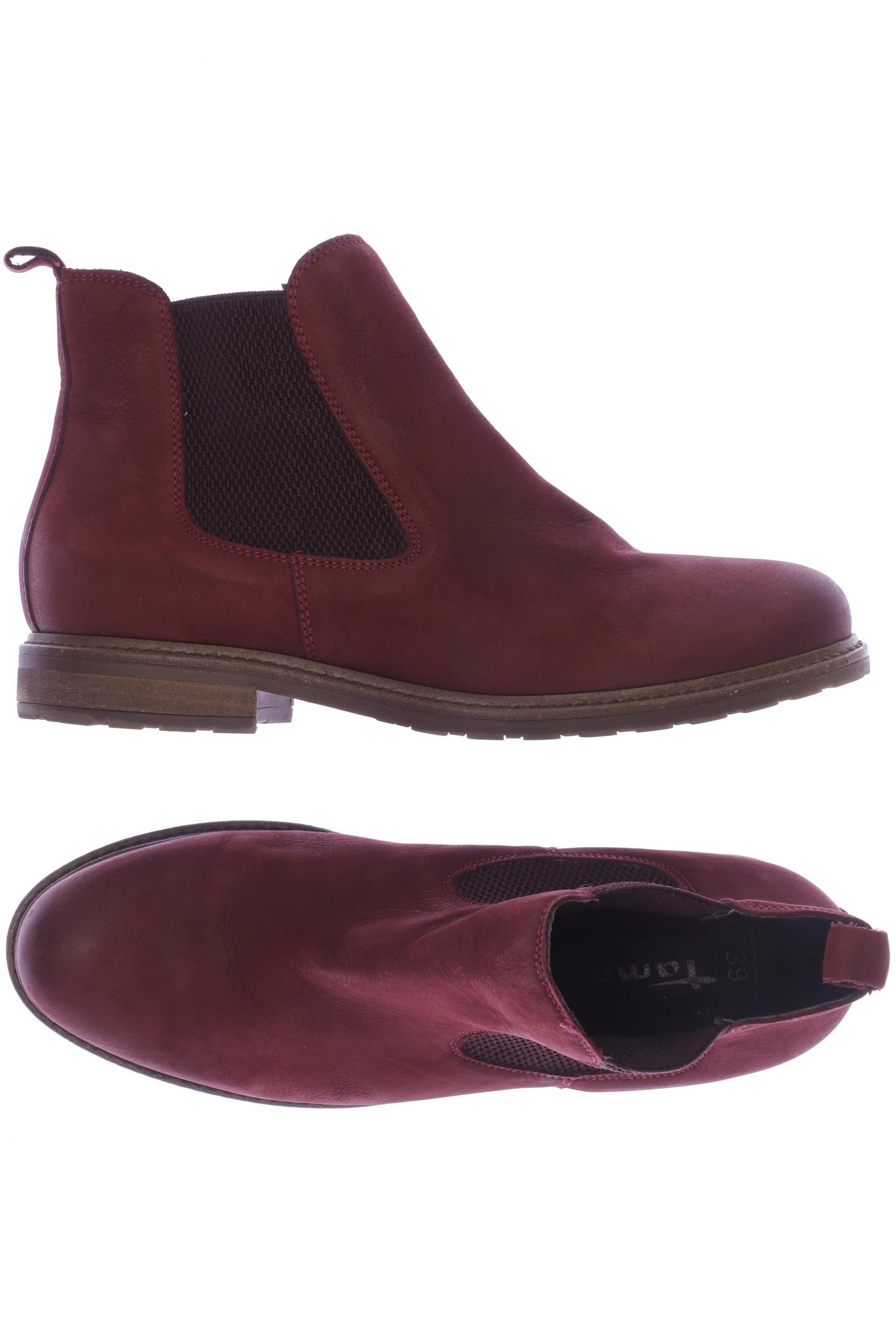 

Tamaris Damen Stiefelette, bordeaux, Gr. 39