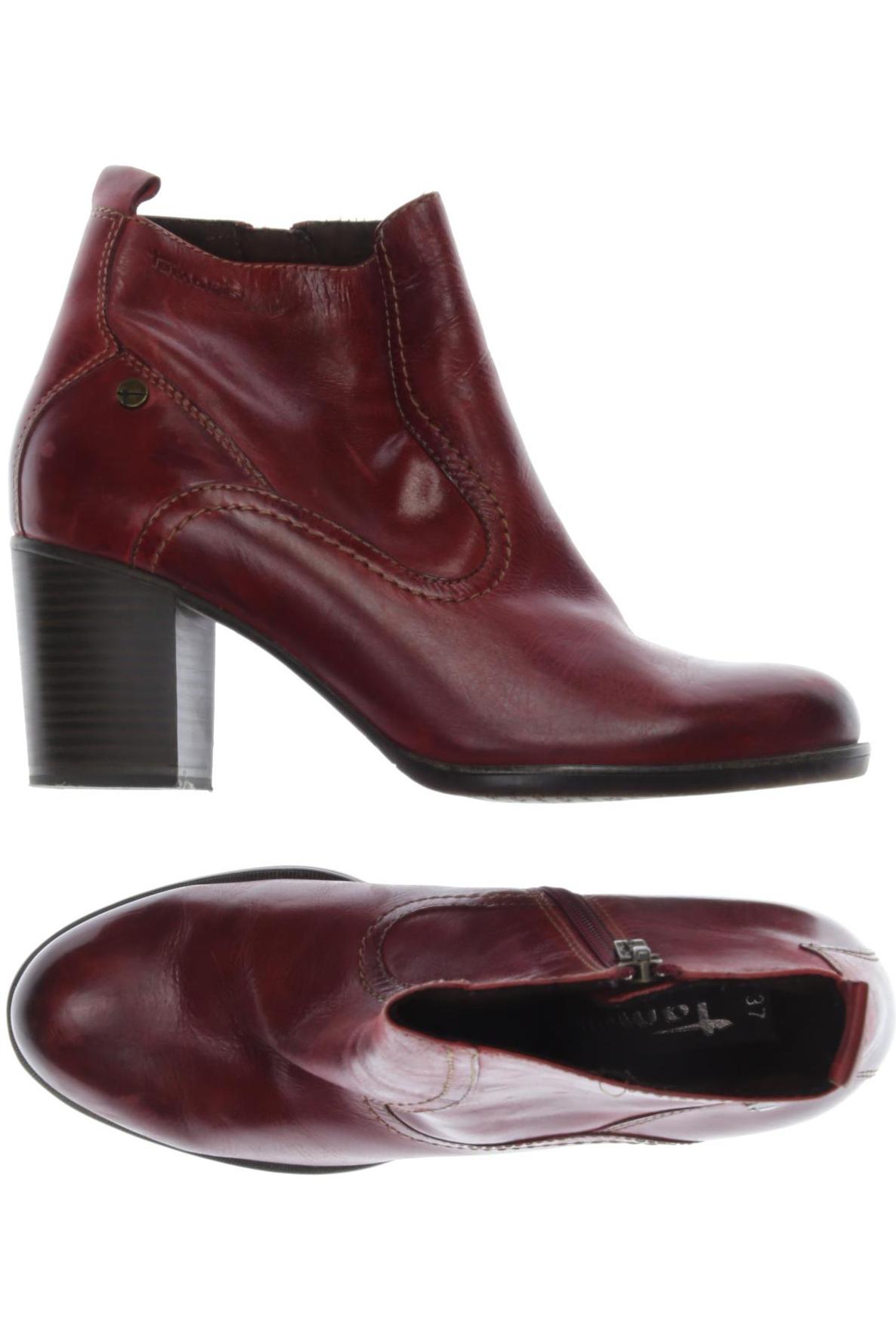 

Tamaris Damen Stiefelette, bordeaux, Gr. 37