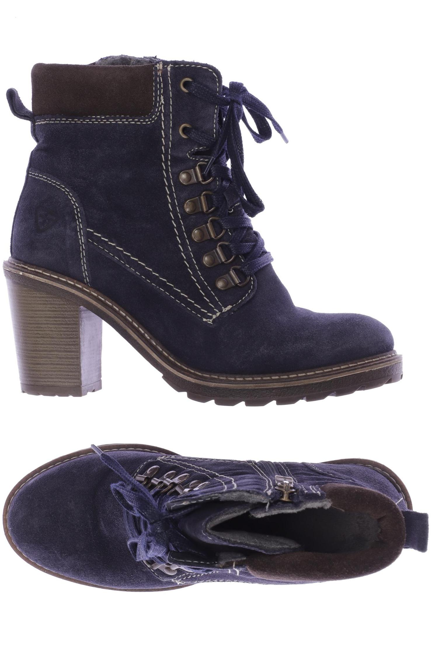 

Tamaris Damen Stiefelette, marineblau, Gr. 38