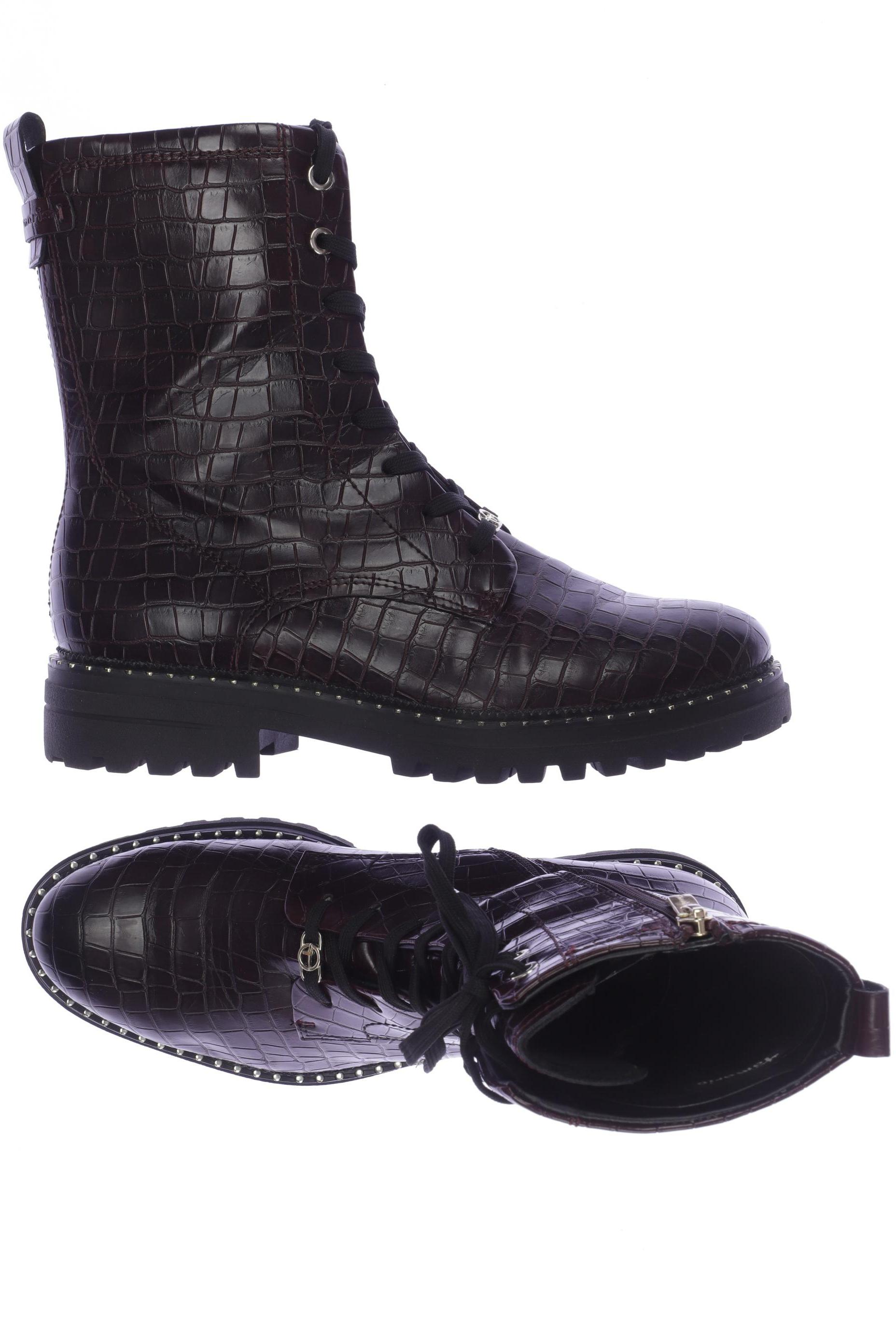 

Tamaris Damen Stiefelette, bordeaux, Gr. 40