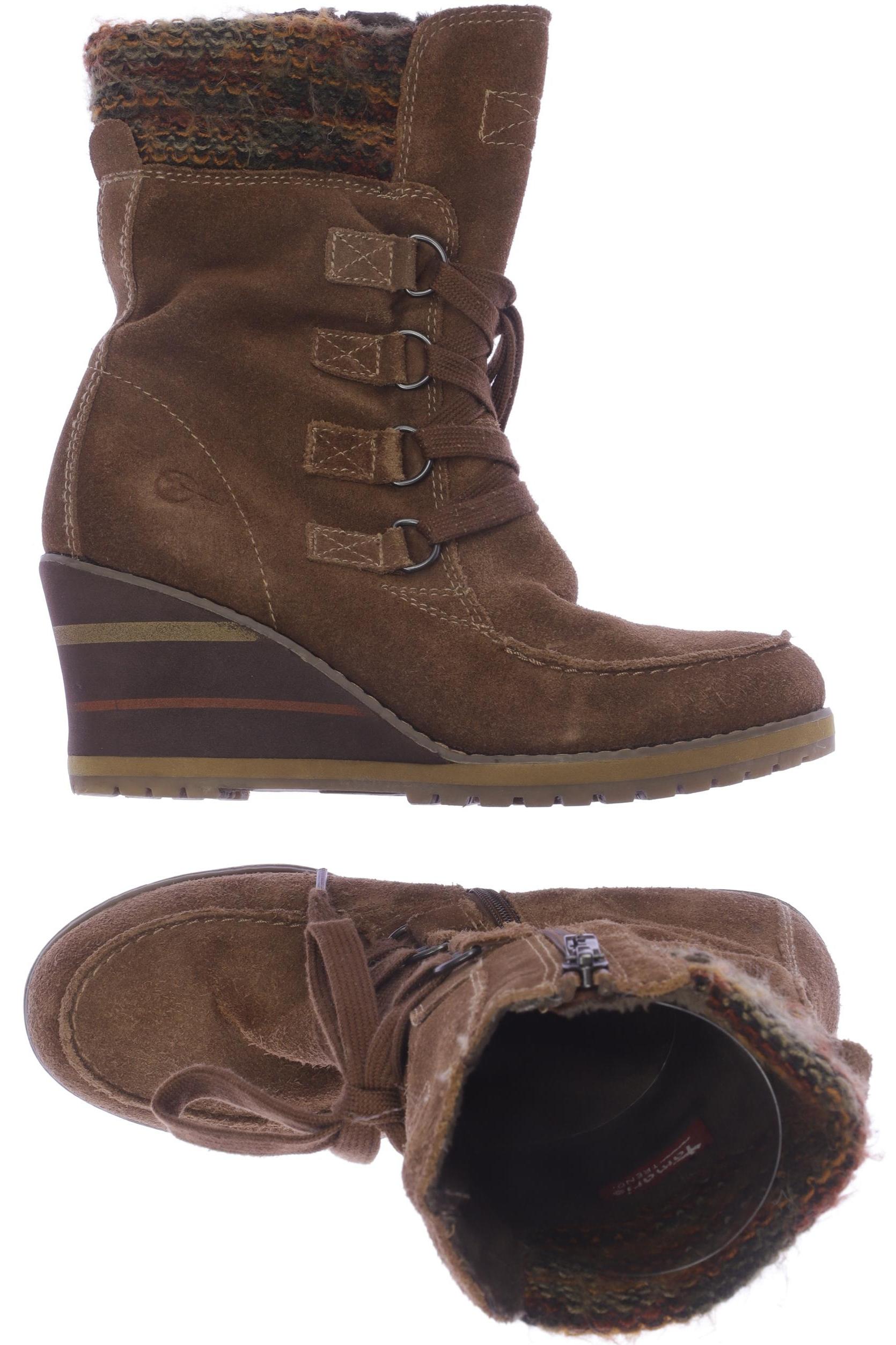 

Tamaris Damen Stiefelette, braun, Gr. 38