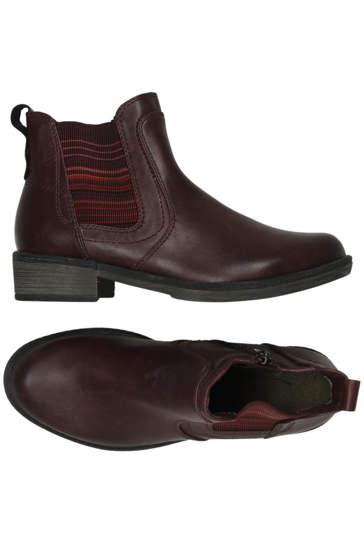 

Tamaris Damen Stiefelette, bordeaux, Gr. 37