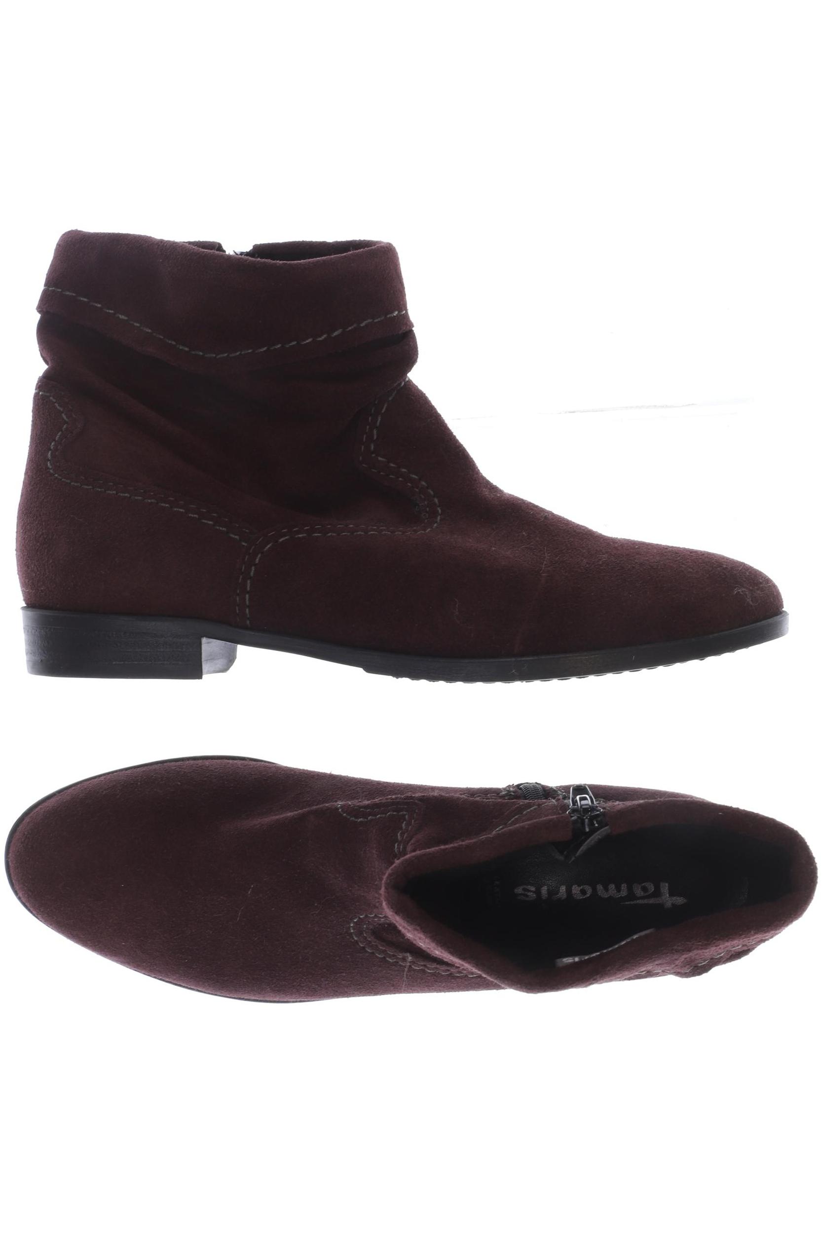 

Tamaris Damen Stiefelette, bordeaux, Gr. 39