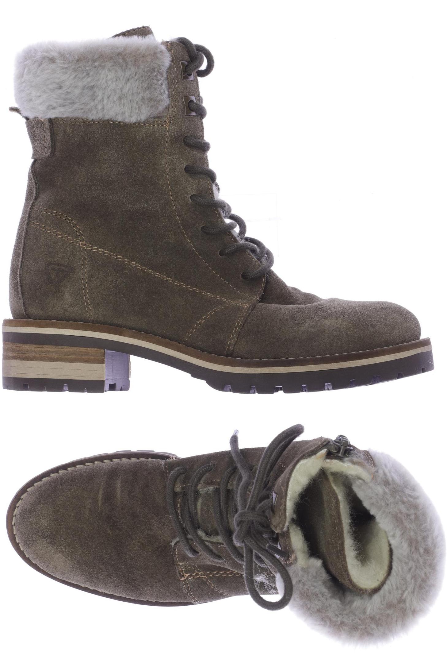 

Tamaris Damen Stiefelette, grün, Gr. 37