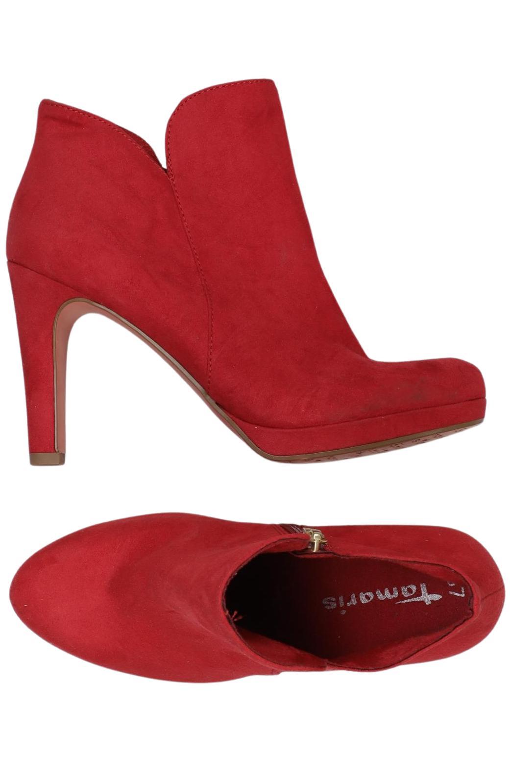 

Tamaris Damen Stiefelette, rot, Gr. 37