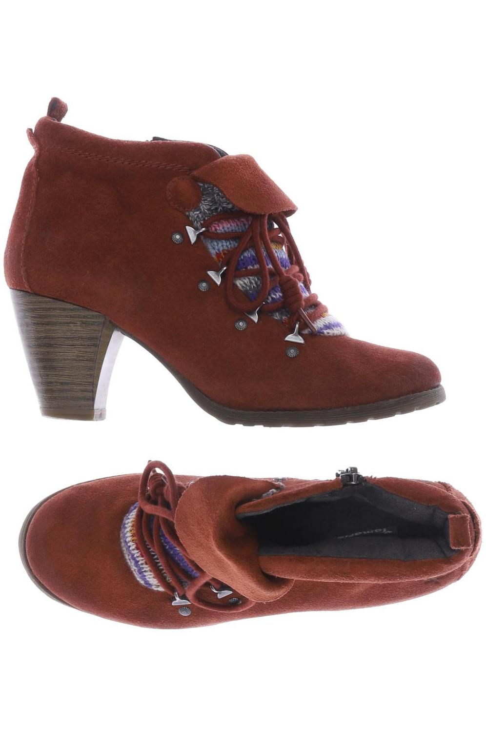 

Tamaris Damen Stiefelette, rot, Gr. 38