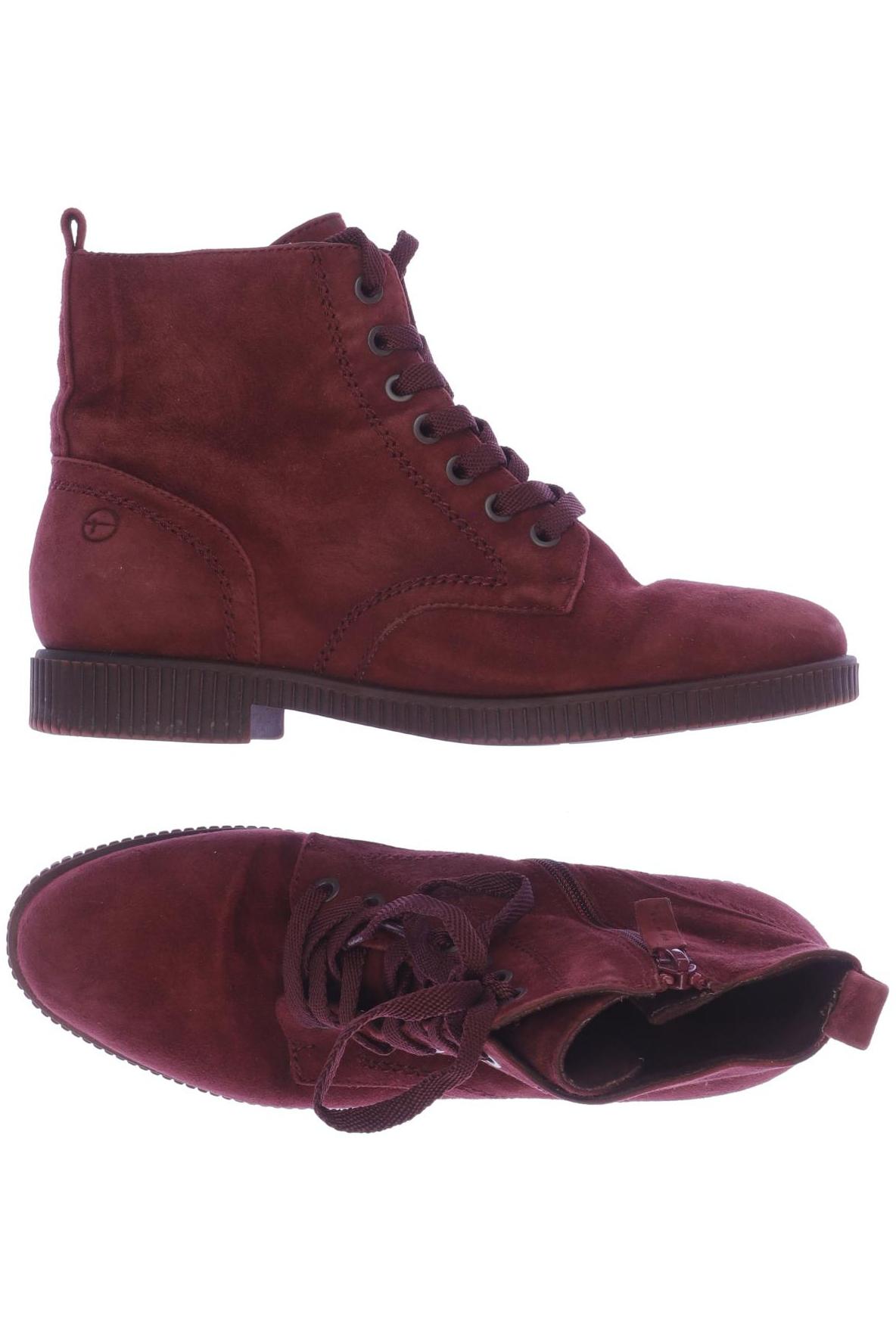 

Tamaris Damen Stiefelette, bordeaux, Gr. 38