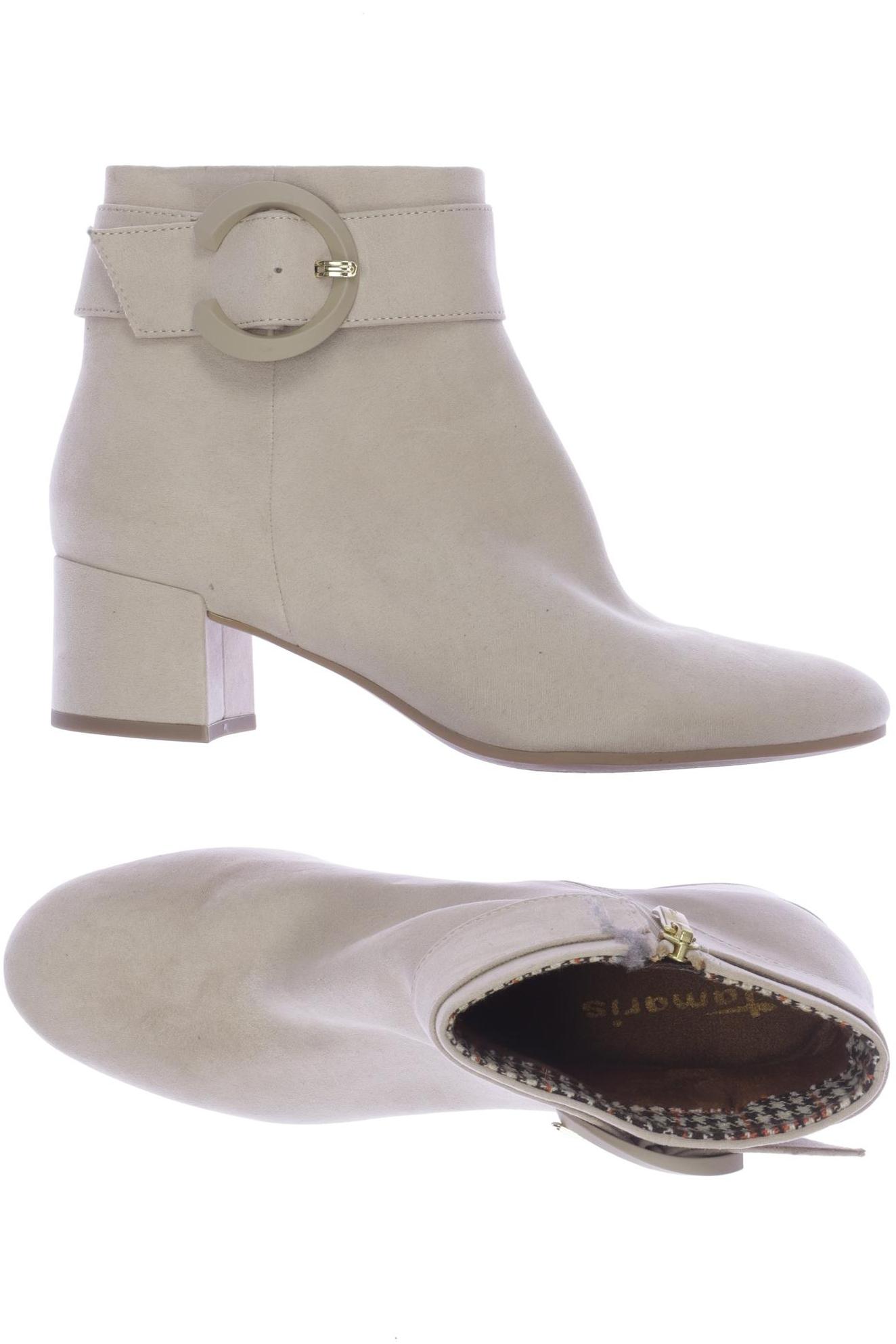 

Tamaris Damen Stiefelette, beige, Gr. 40