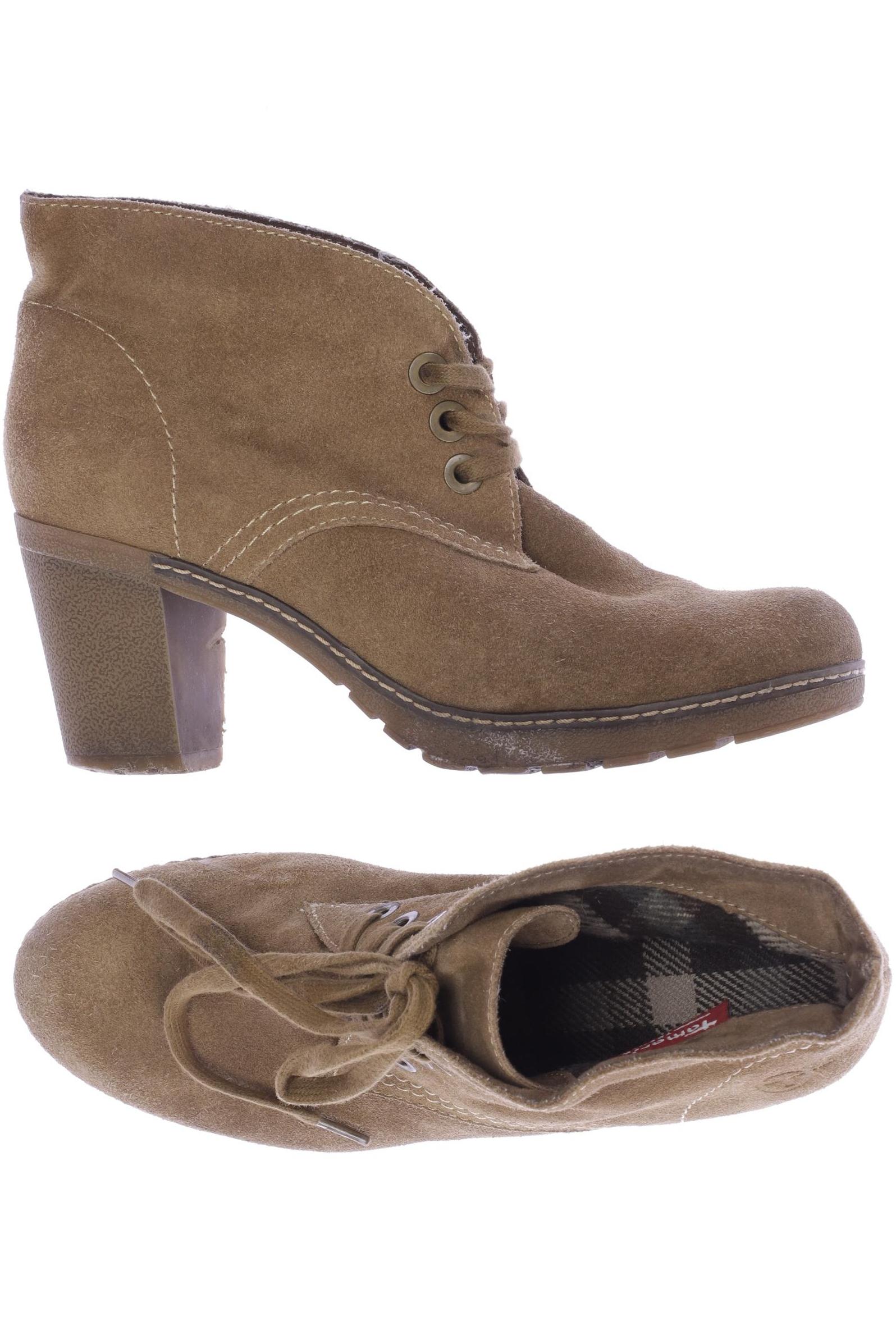 

Tamaris Damen Stiefelette, beige, Gr. 39