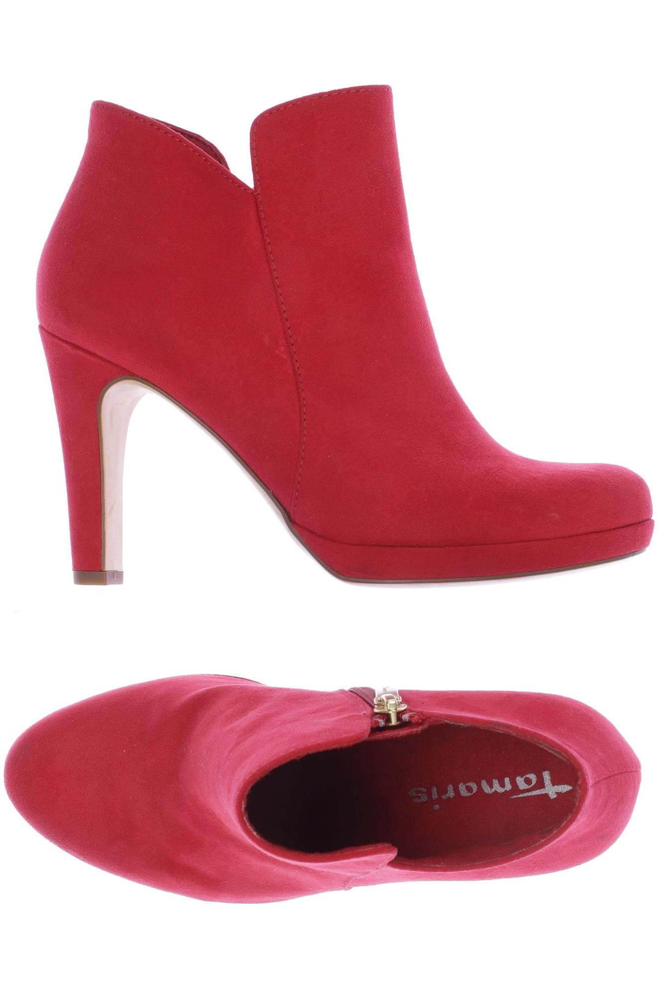 

Tamaris Damen Stiefelette, rot, Gr. 37