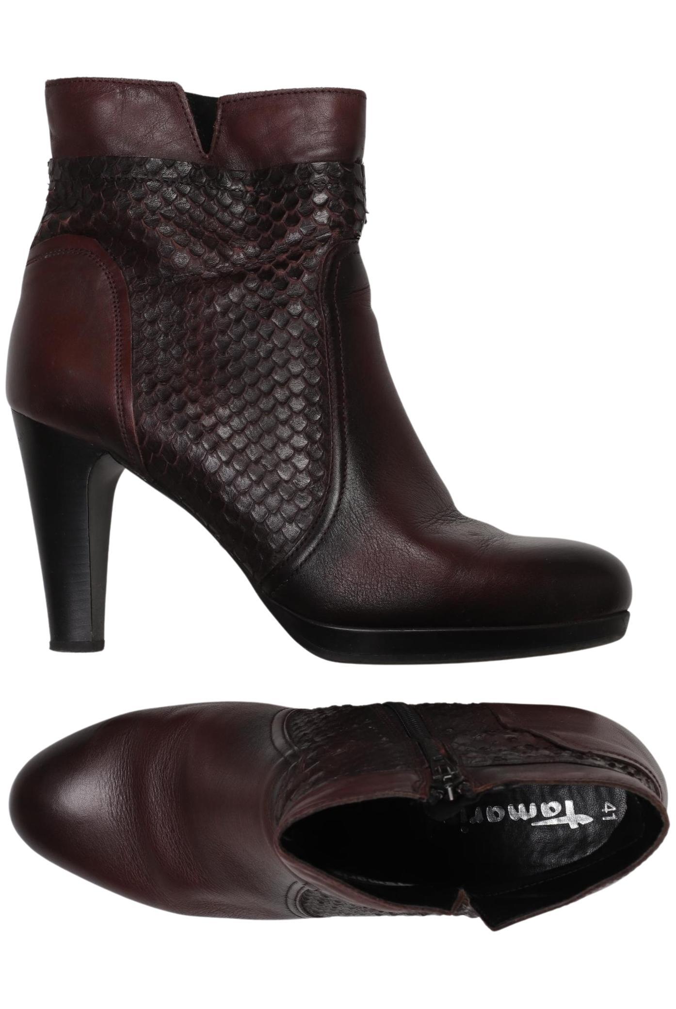 

Tamaris Damen Stiefelette, bordeaux, Gr. 41