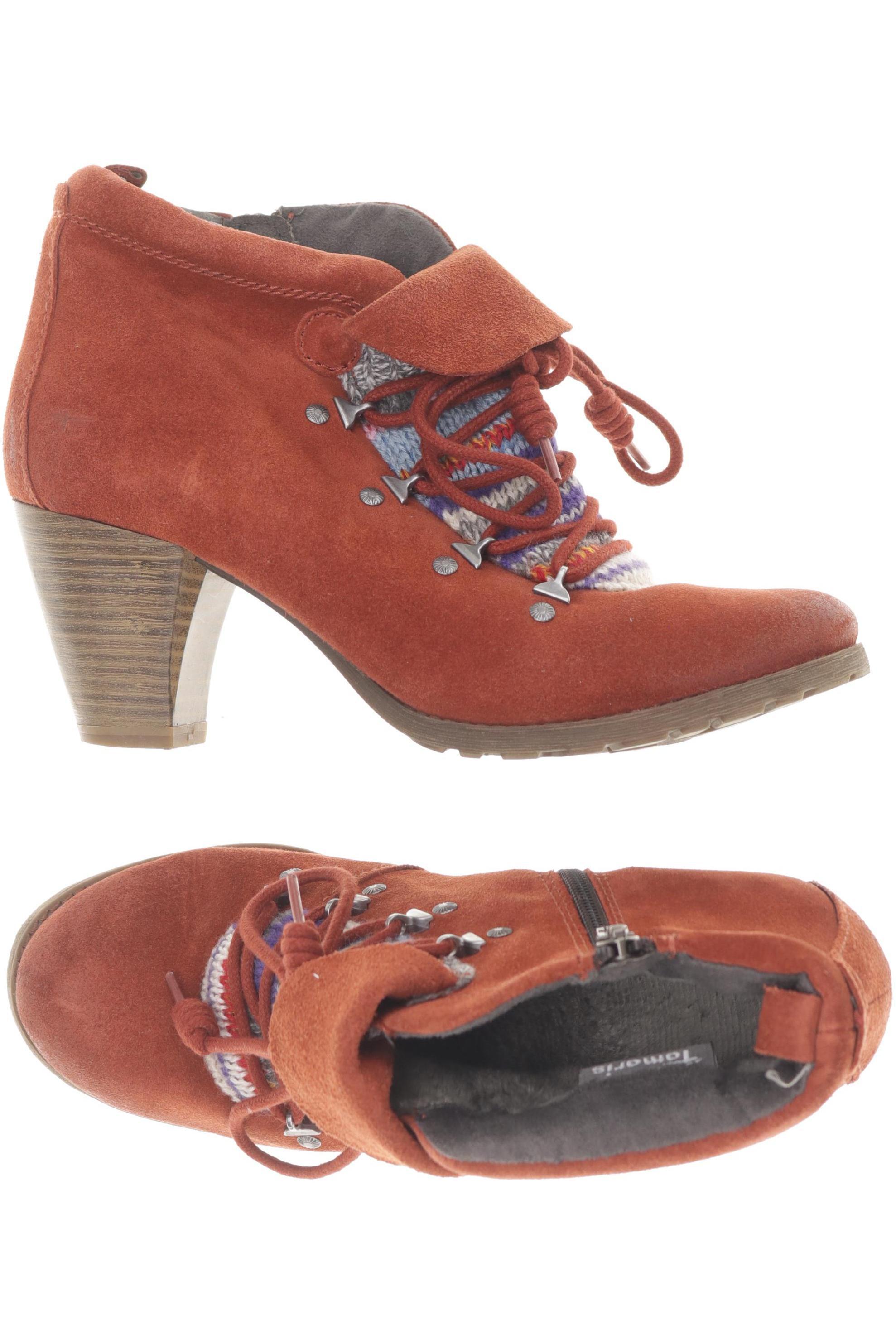 

Tamaris Damen Stiefelette, orange, Gr. 39