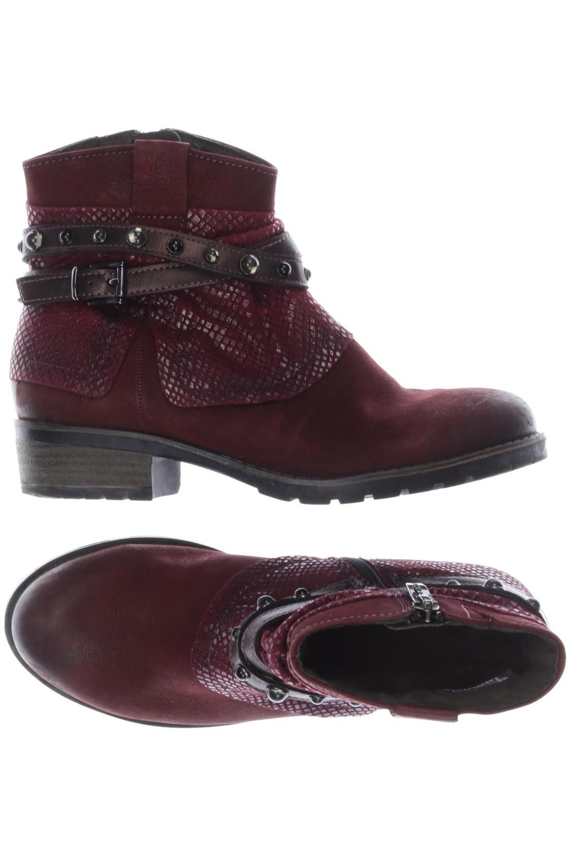 

Tamaris Damen Stiefelette, bordeaux, Gr. 36