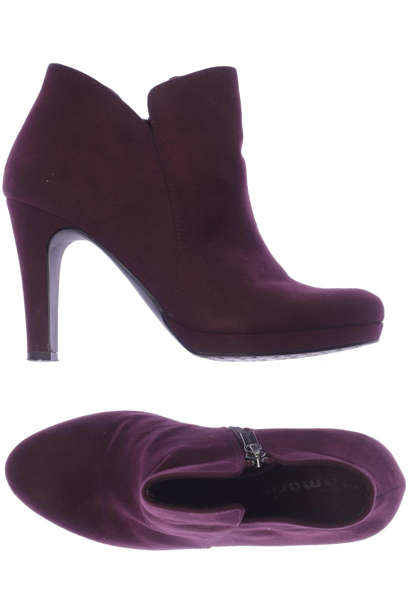

Tamaris Damen Stiefelette, bordeaux, Gr. 38