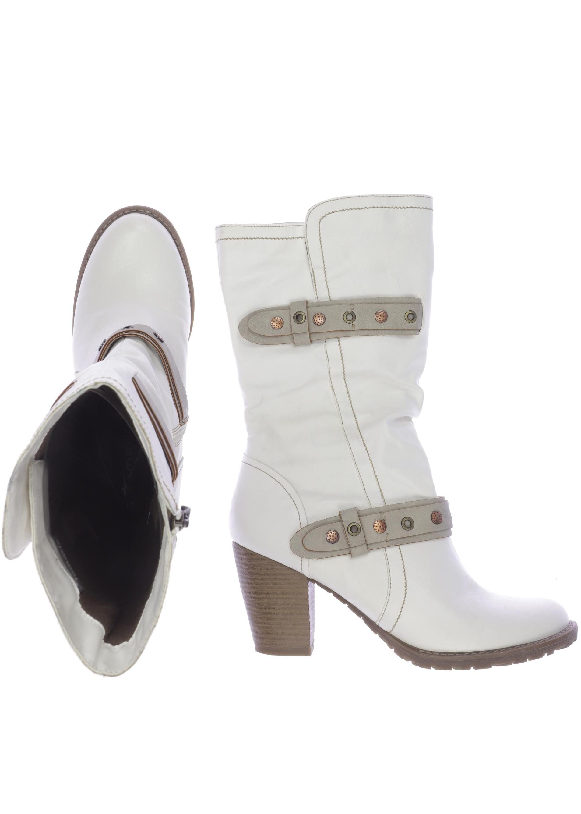 

Tamaris Damen Stiefelette, weiß, Gr. 41
