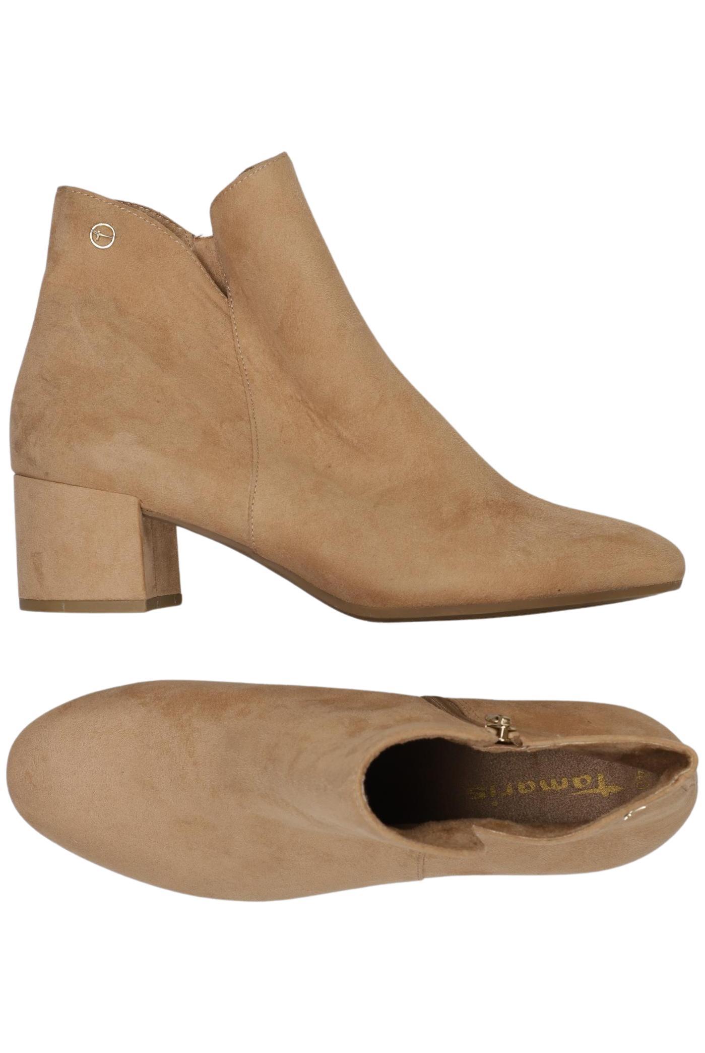

Tamaris Damen Stiefelette, beige, Gr. 40