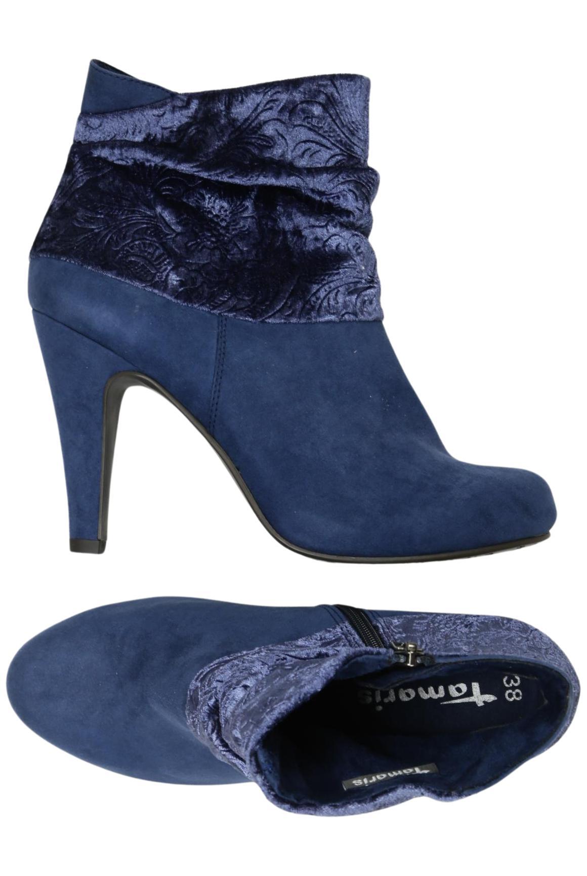 

Tamaris Damen Stiefelette, marineblau, Gr. 38