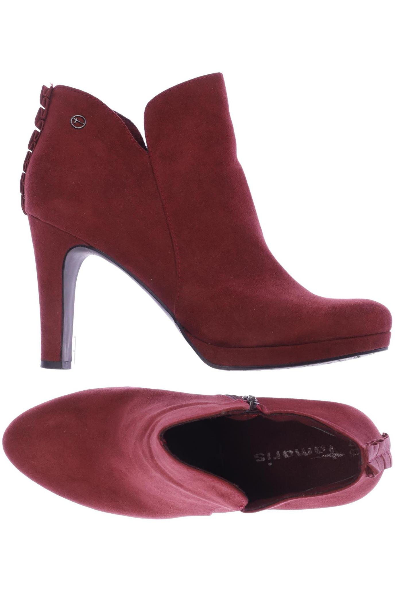 

Tamaris Damen Stiefelette, rot, Gr. 40