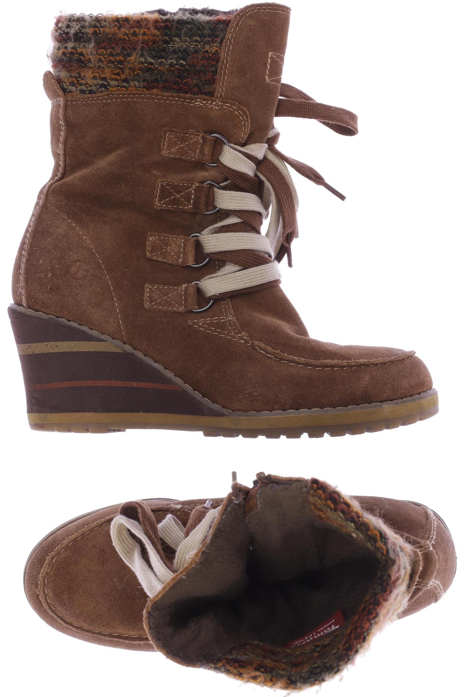 

Tamaris Damen Stiefelette, braun, Gr. 38
