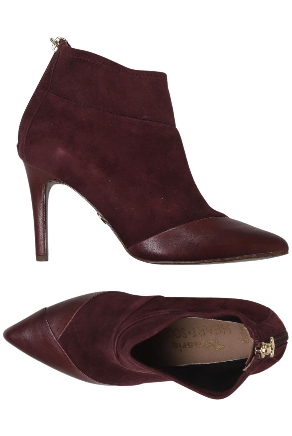 

Tamaris Damen Stiefelette, bordeaux, Gr. 37.5