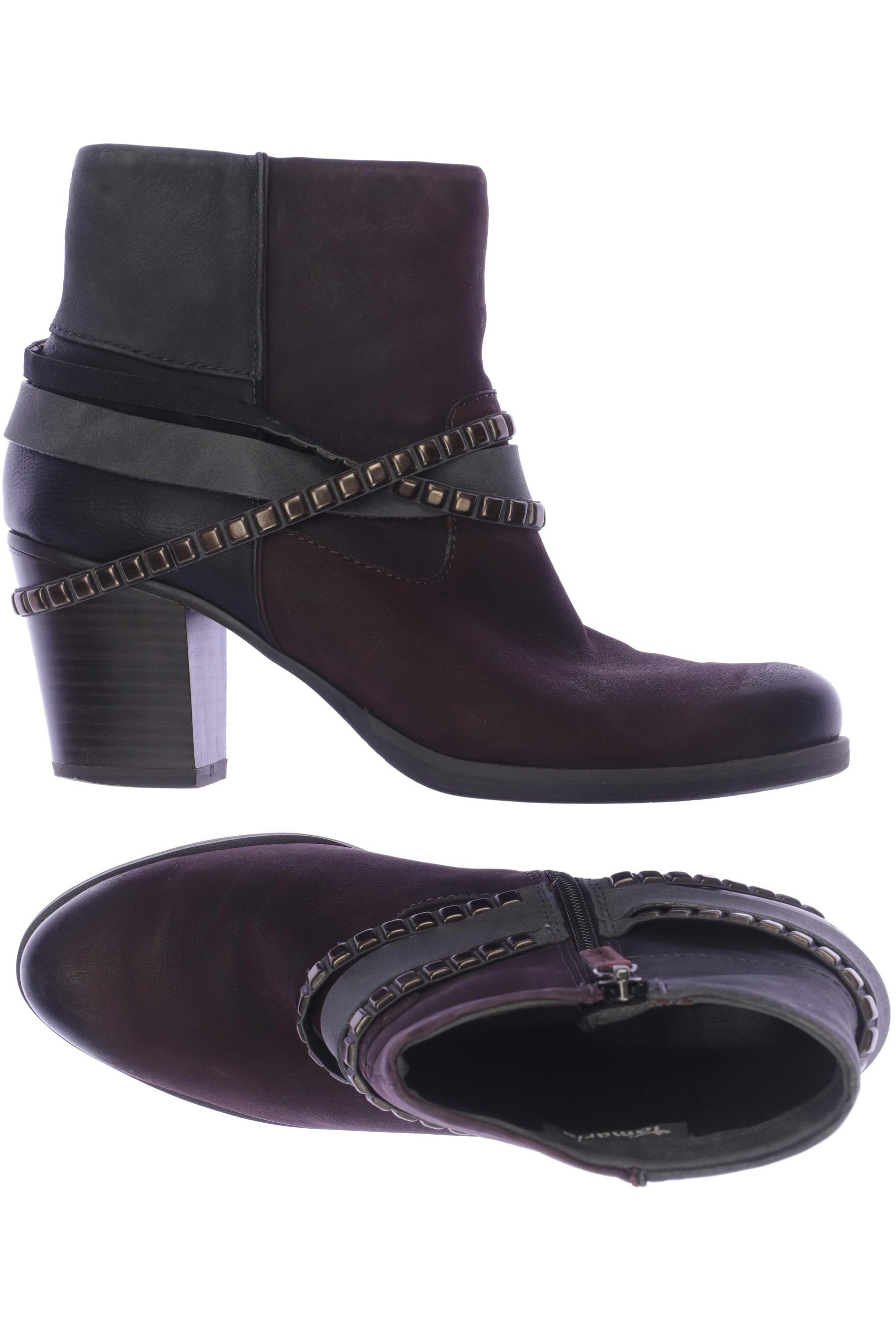 

Tamaris Damen Stiefelette, bordeaux, Gr. 38