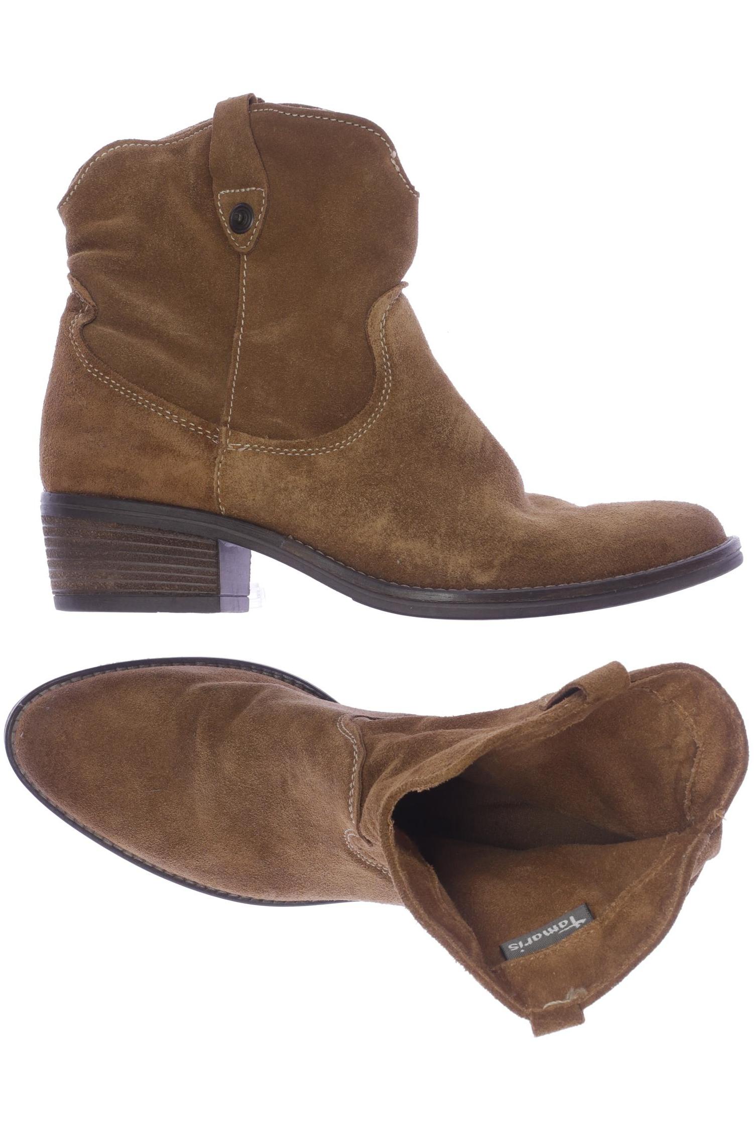 

Tamaris Damen Stiefelette, beige, Gr. 40