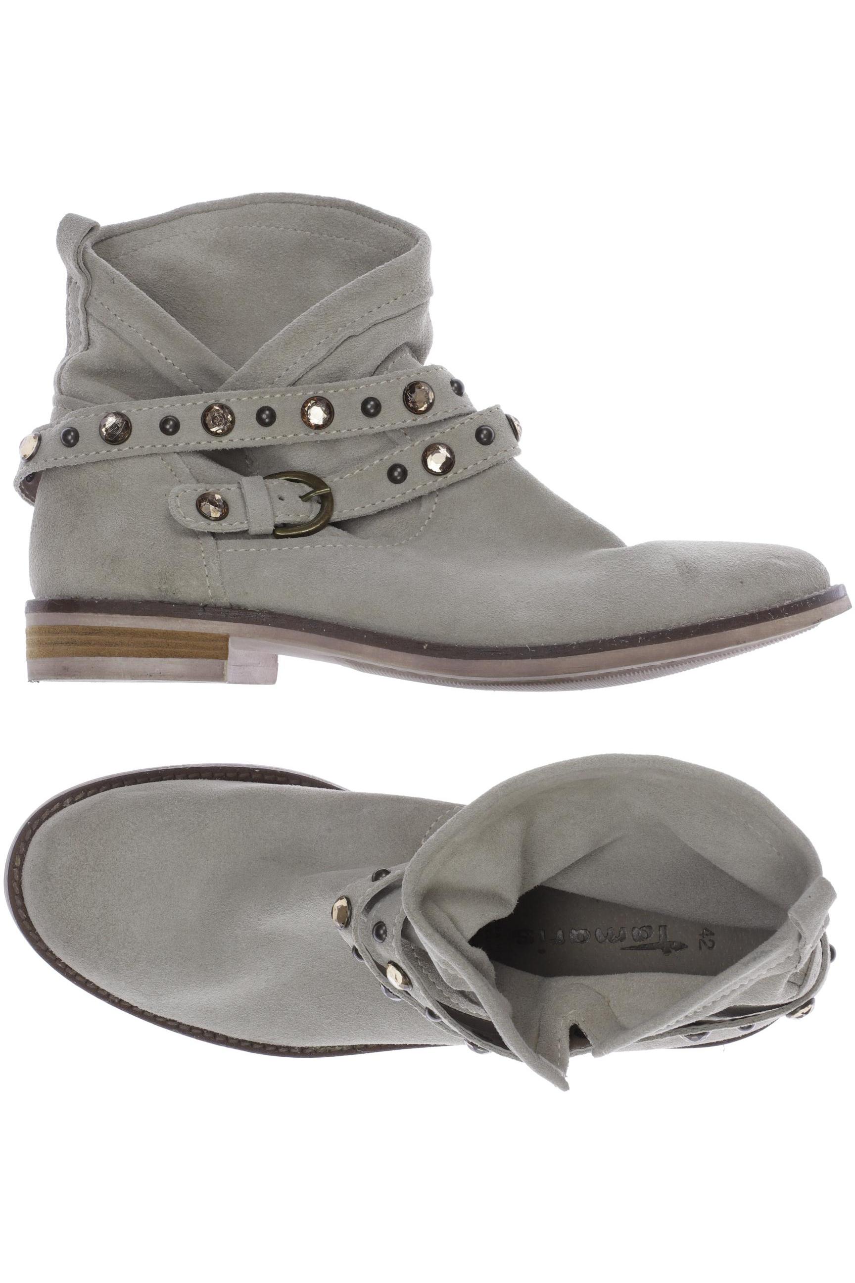 

Tamaris Damen Stiefelette, cremeweiß, Gr. 42