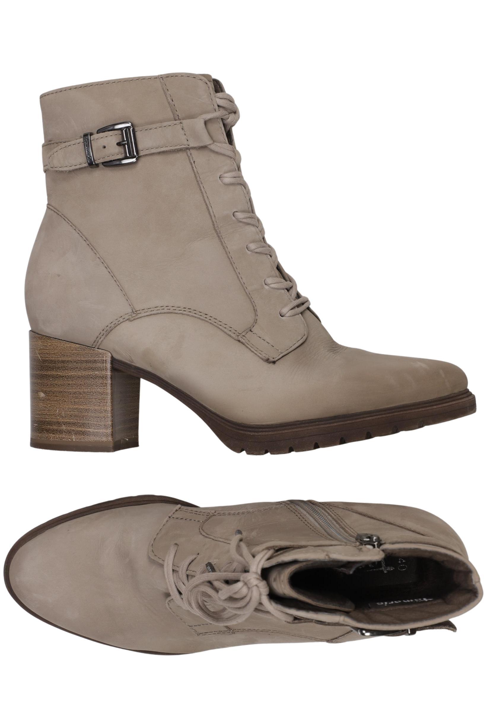 

Tamaris Damen Stiefelette, beige, Gr. 40