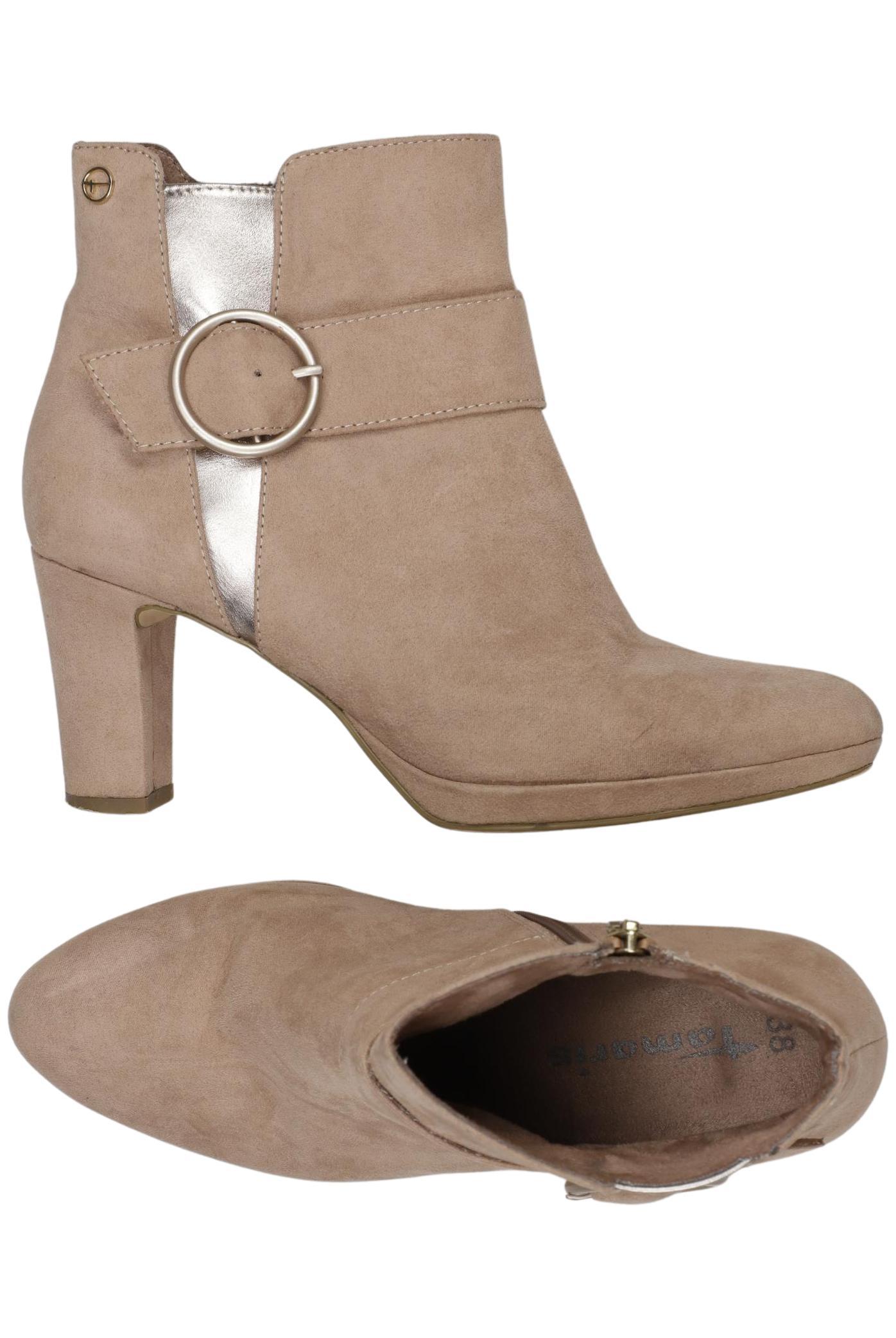 

Tamaris Damen Stiefelette, beige, Gr. 38