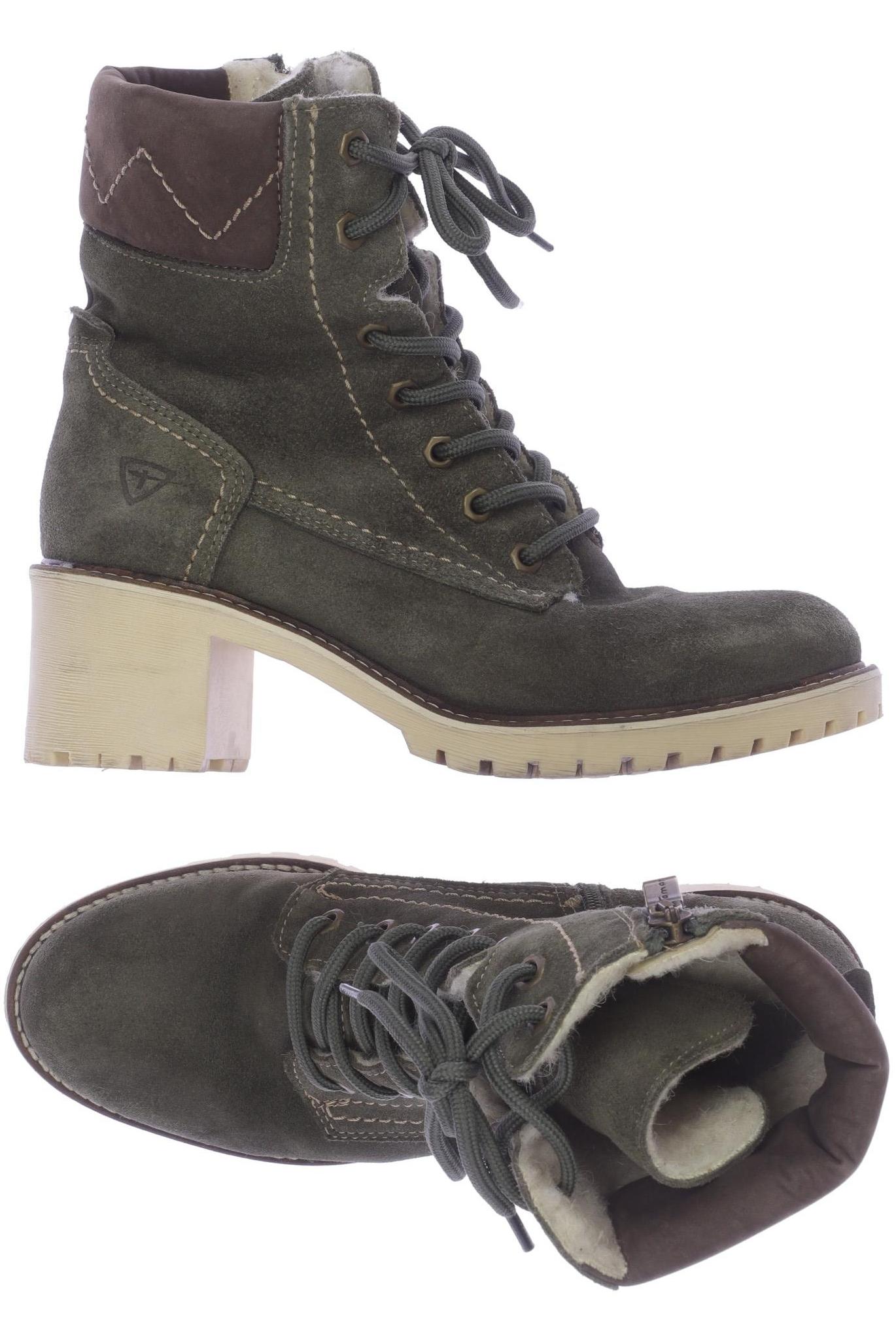 

Tamaris Damen Stiefelette, grün, Gr. 38
