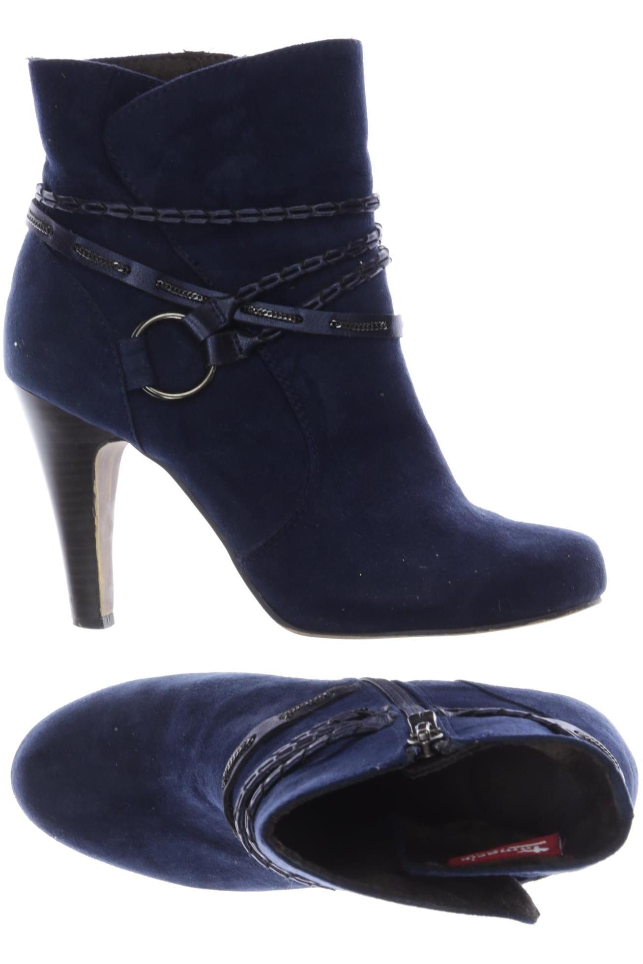 

Tamaris Damen Stiefelette, marineblau, Gr. 38